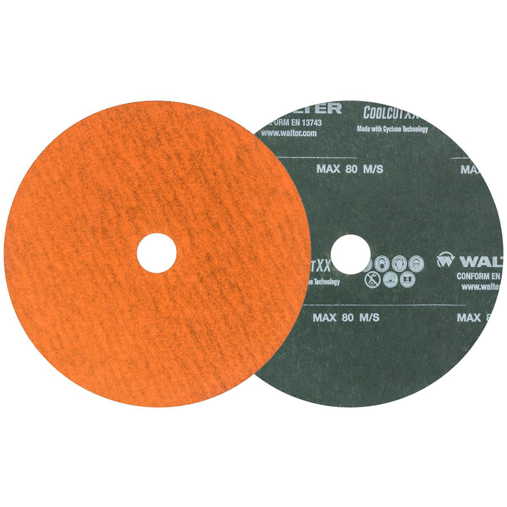 Disque de sablage Coolcut XXMC, Disque à sabler Coolcut XXMC, Oxyde d'aluminium/Céramique, 24, 6" Dia x 7/8" Arbre
