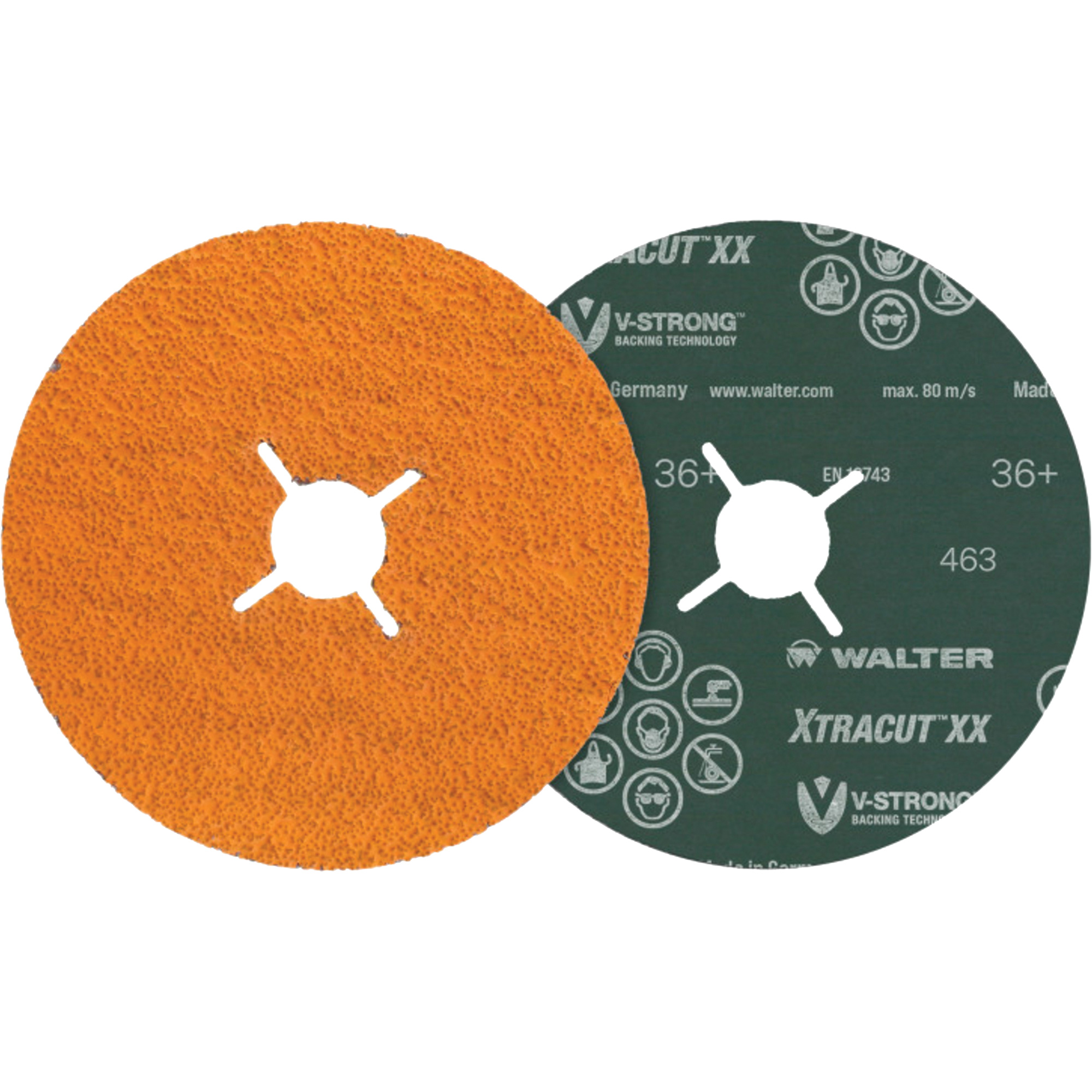 Disque XTRACUTMC XX, Céramique, 36+, 4-1/2" Dia x 7/8" Arbre