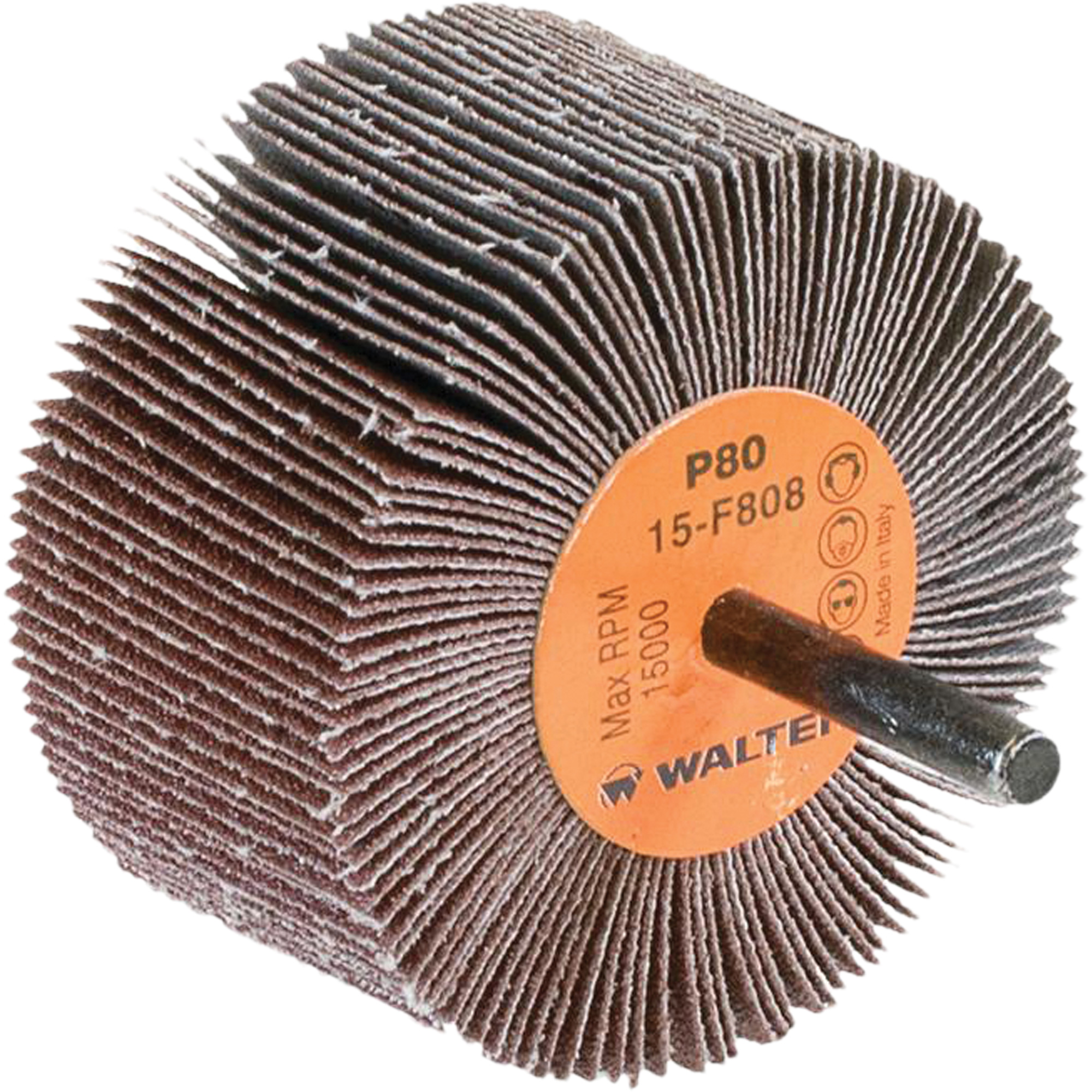 Disques à lamelles - Meules à lamelles CoolcutMC, Oxyde d'aluminium, Grain 80, 3" x 1-1/2" x 1/4"