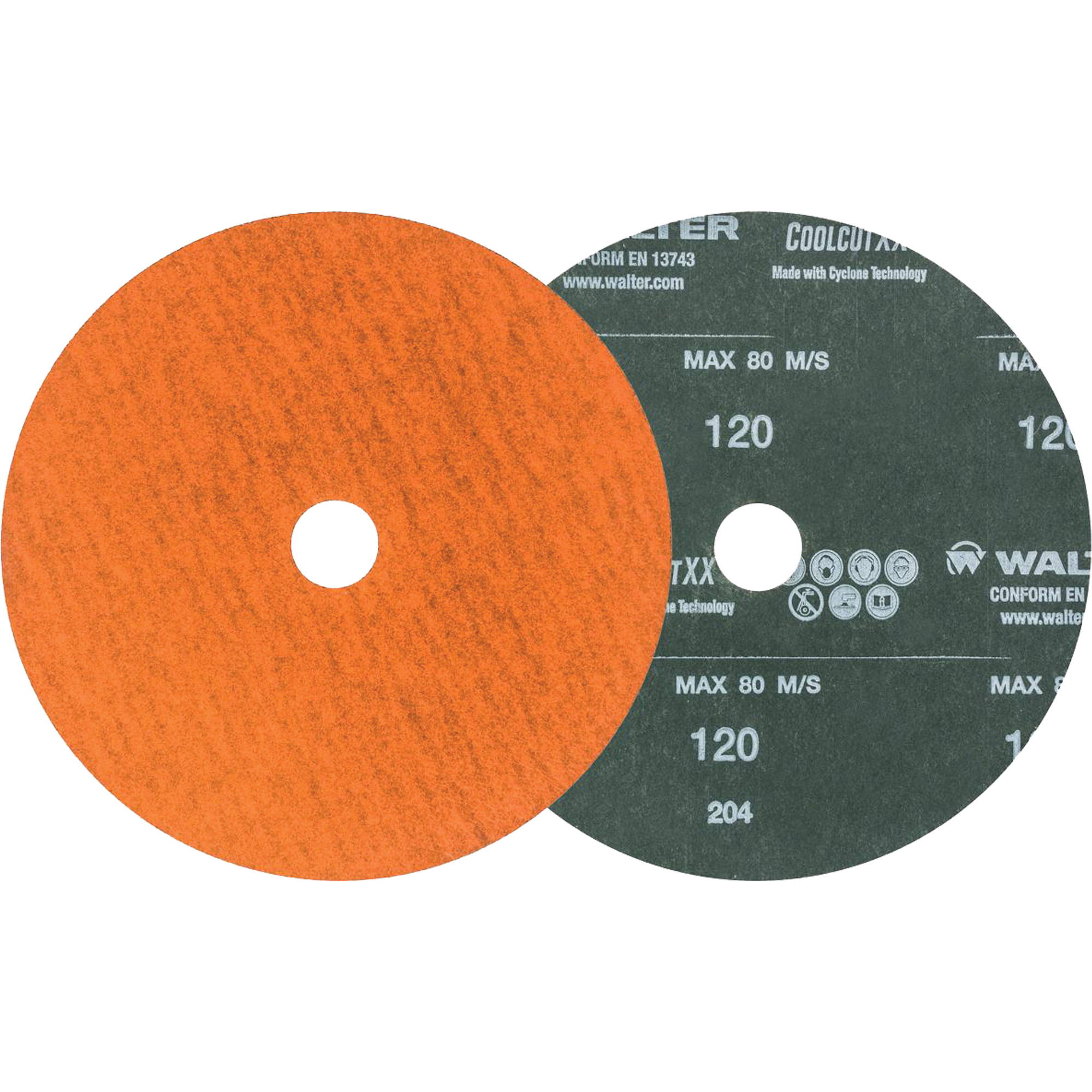Disques en fibre - CoolcutMC XX, Céramique, 120, 7" Dia x 7/8" Arbre