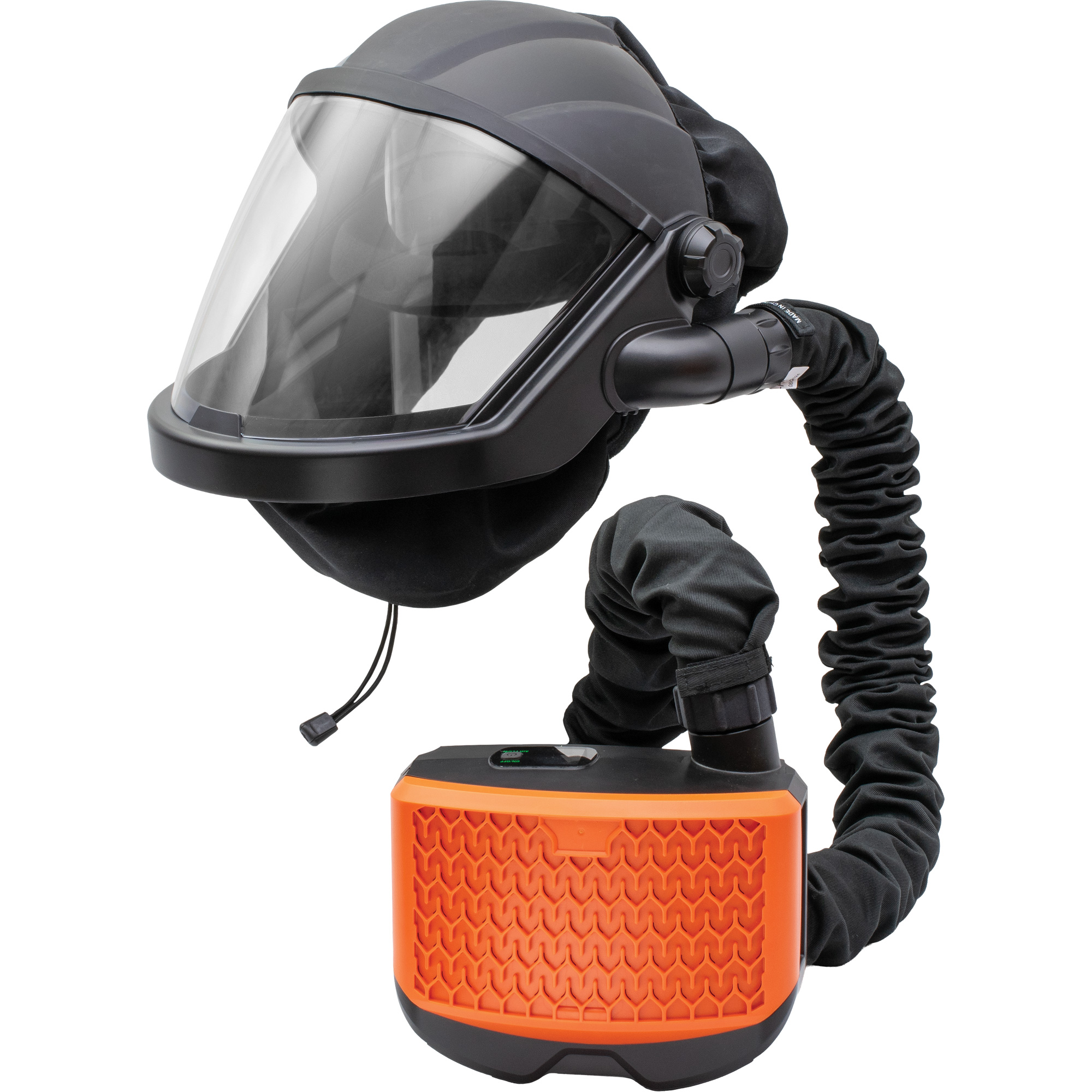 Ensemble de respirateur à purificateur d'air motorisé avec ventilateur PEAKAIR MAXSHIELDMD, Respirateur à masque, Pile Lithium-ion