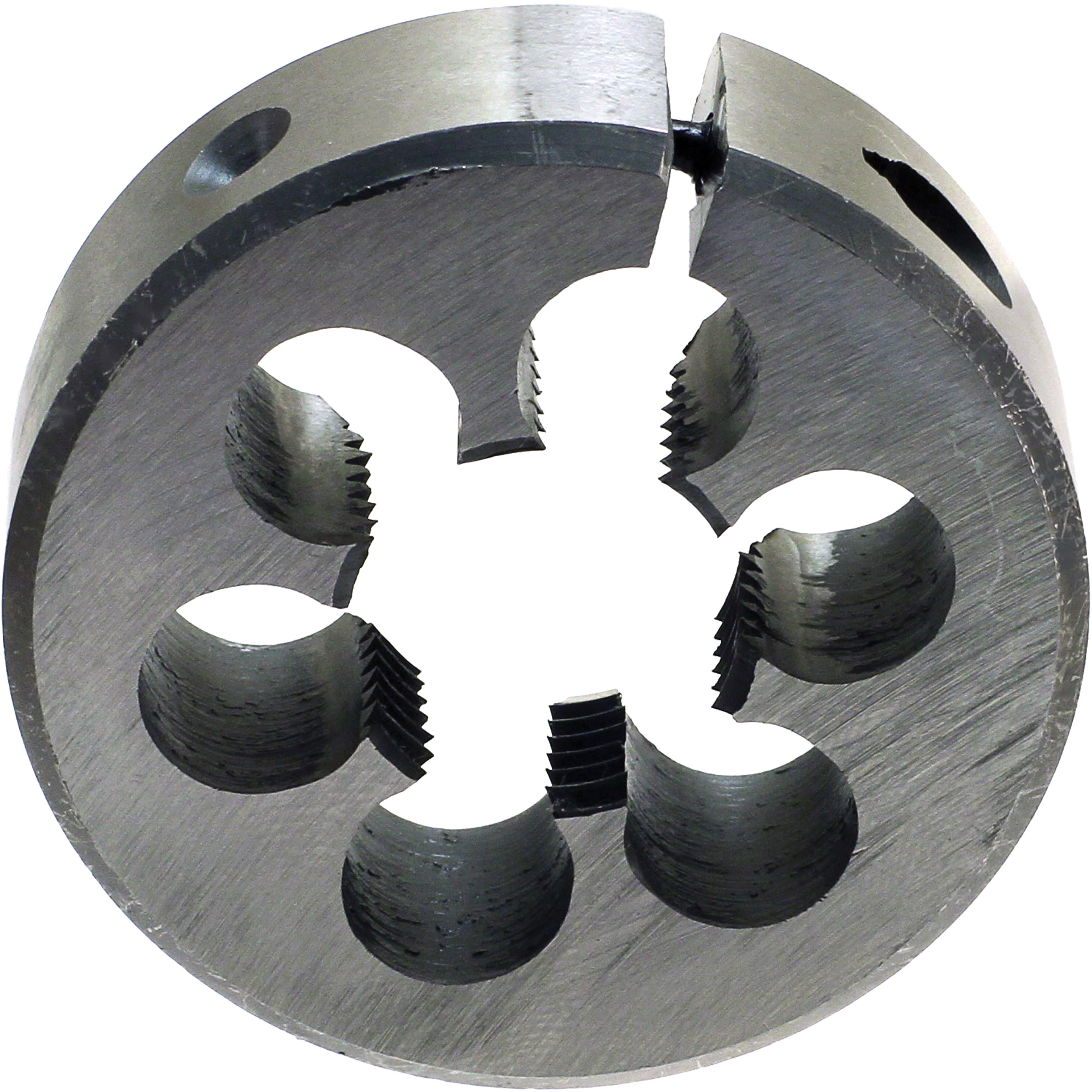 Filière ronde ajustable pour tuyaux DrillcoMD, dia. 1", Filet de 1/8"-27, Acier rapide