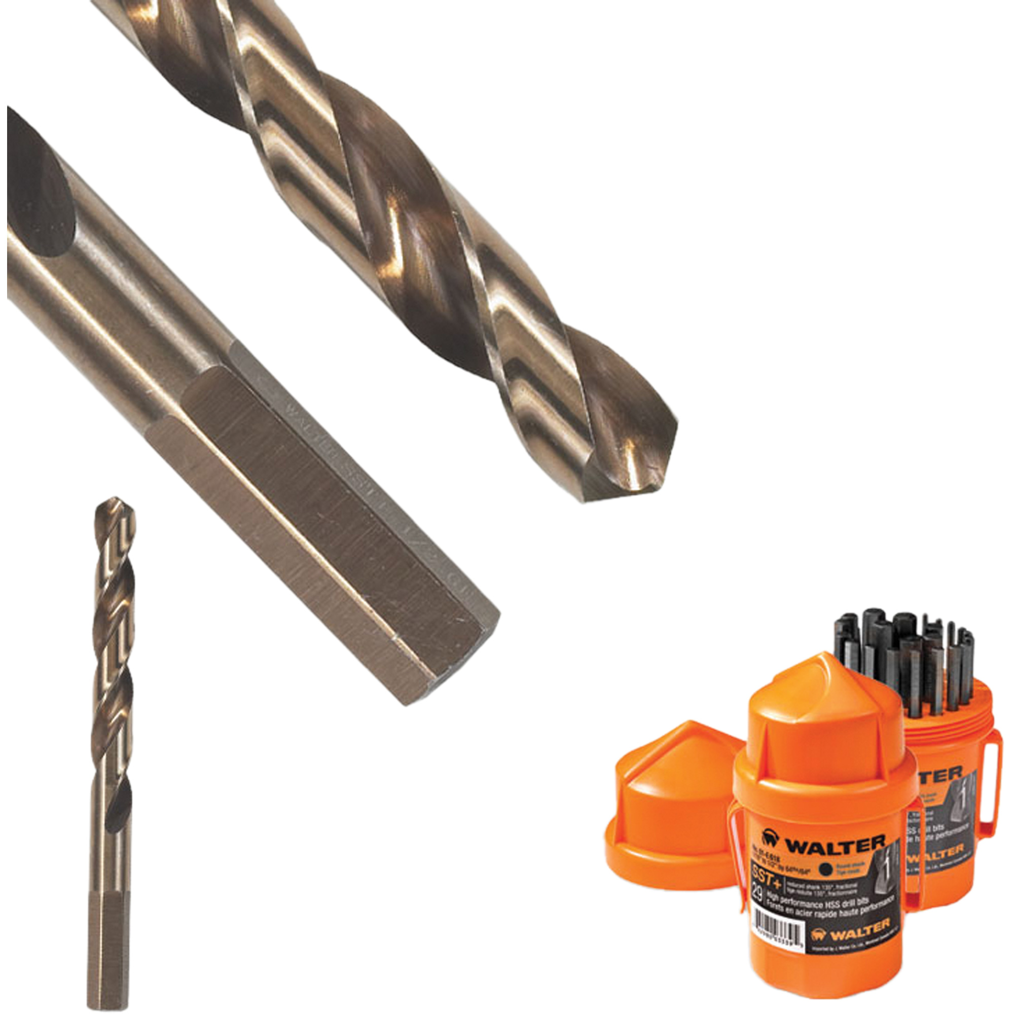 Foret court, Acier rapide, 3/16", 3-6/16" lo, 2-1/16" Cannelure, 118° Angle