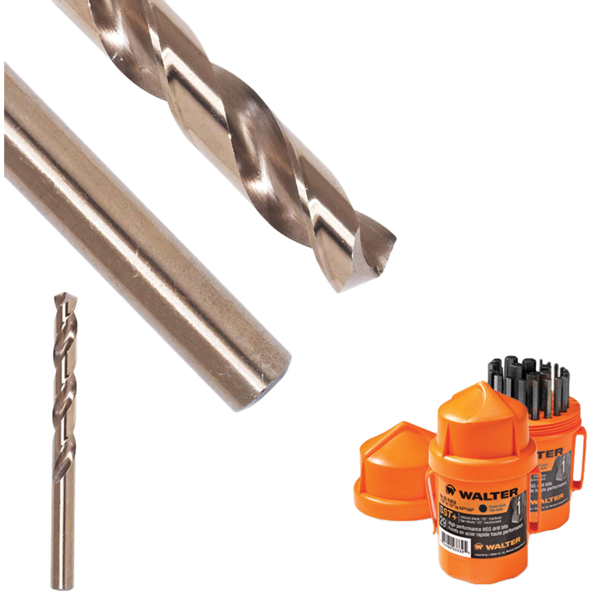 Foret court SST+MC, Acier rapide, 13/32", 5-1/4" lo, 3-7/16" Cannelure, 135° Angle