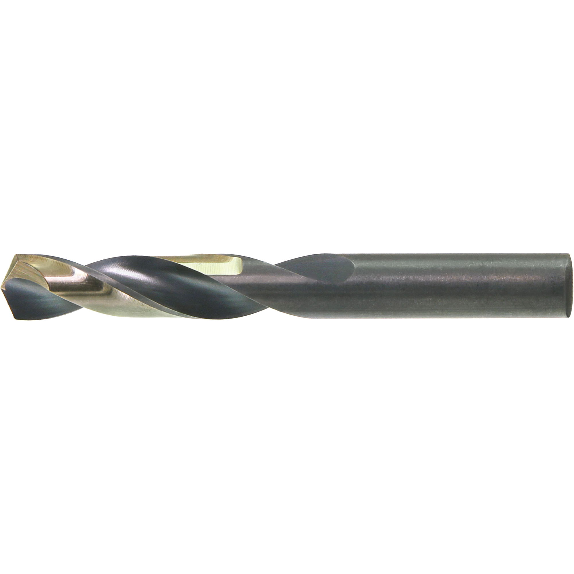 Foret extra court DrillcoMD, 1/2", Acier rapide, Cannelure 2-1/4", Pointe de 135°