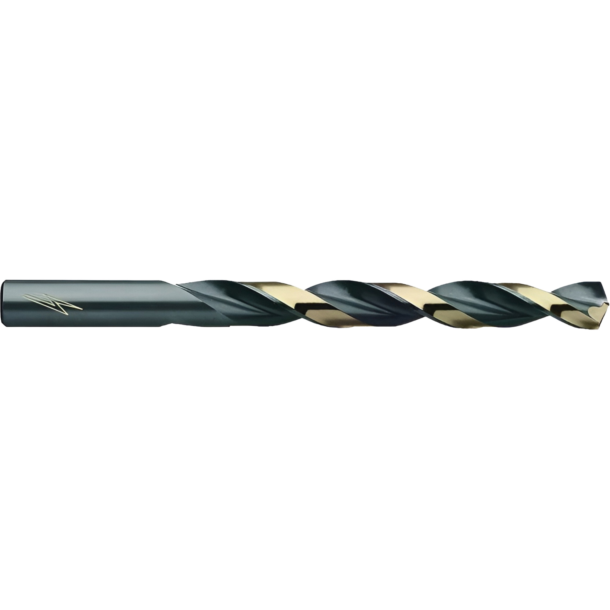 Foret standard noir et bronze ThunderbitMD T2HD, Acier rapide, #16, 3-3/8" lo, 2-3/16" Cannelure, 135° Angle