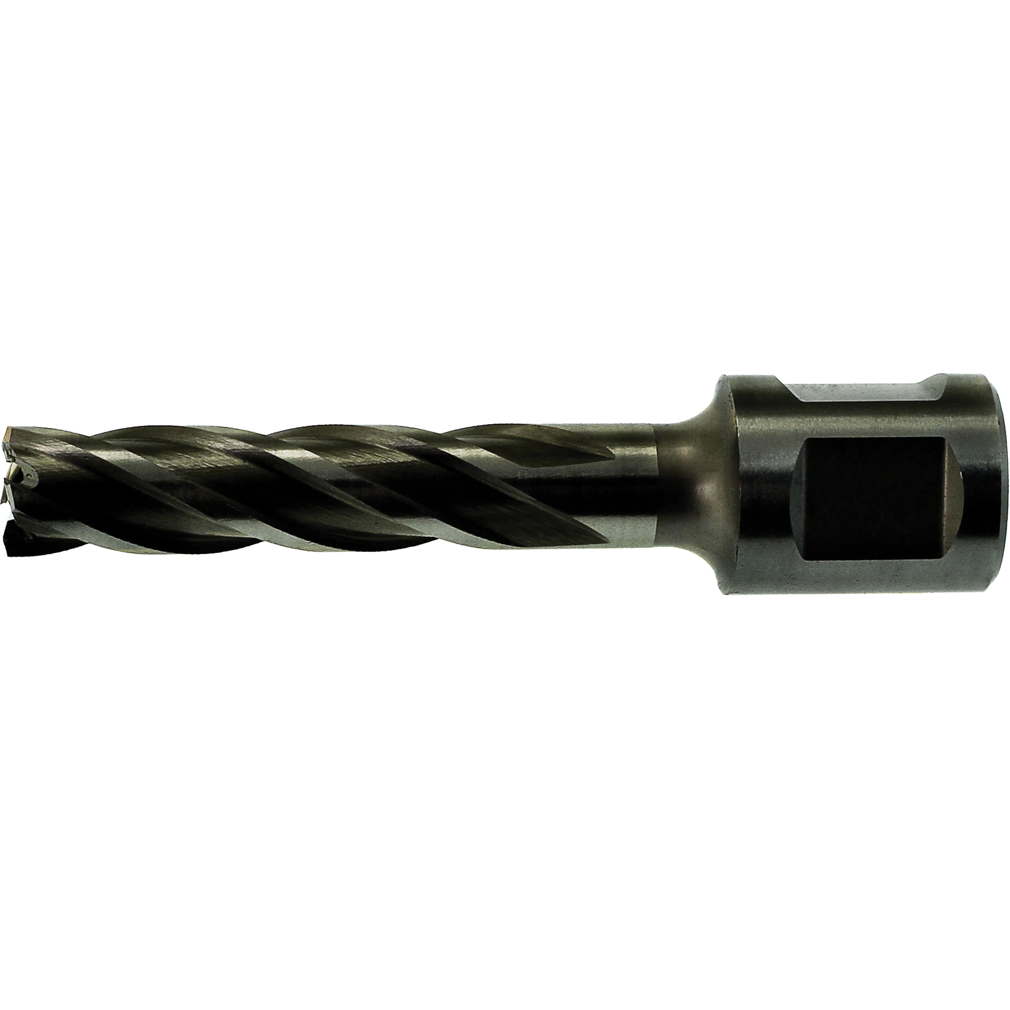 Fraise annulaire DrillcoMD, Diamètre de 1-1/4", Acier rapide, Profondeur de la coupe de 2", Tige 3/4"