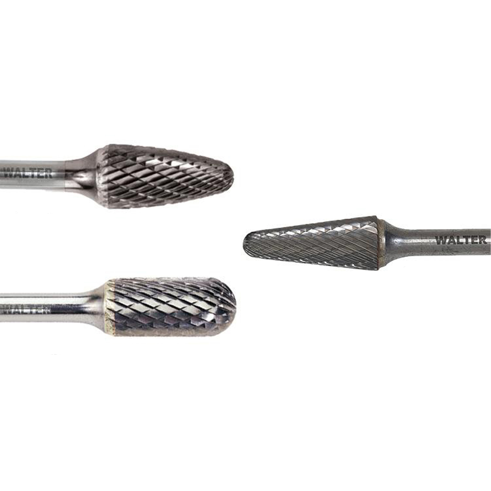 Fraise cylindrique avec embout sphérique au carbure, SC-5, 1/2" dia., 1" profondeur de la coupe
