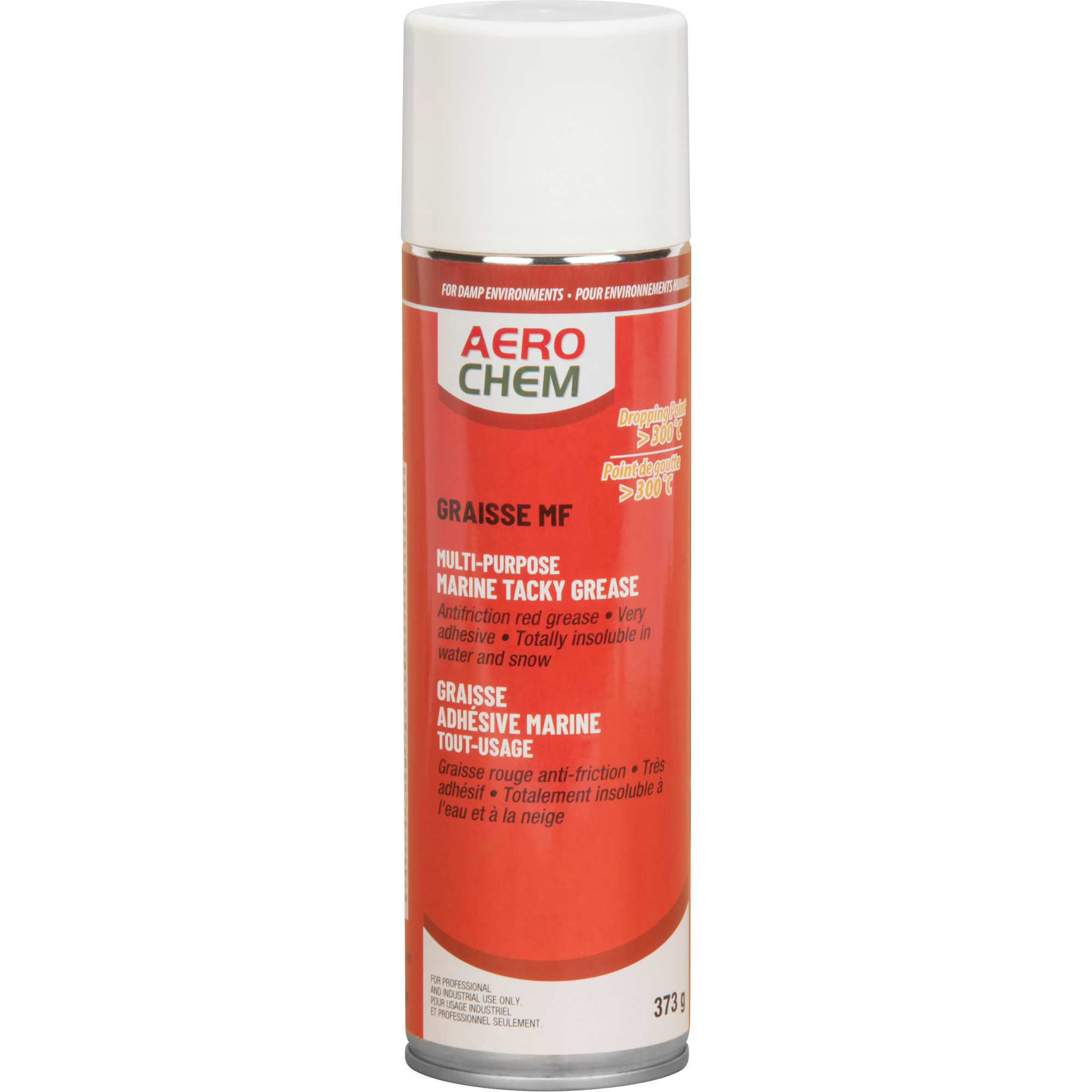 Graisse de type marine Aerochem, 373 g, Canette aérosol