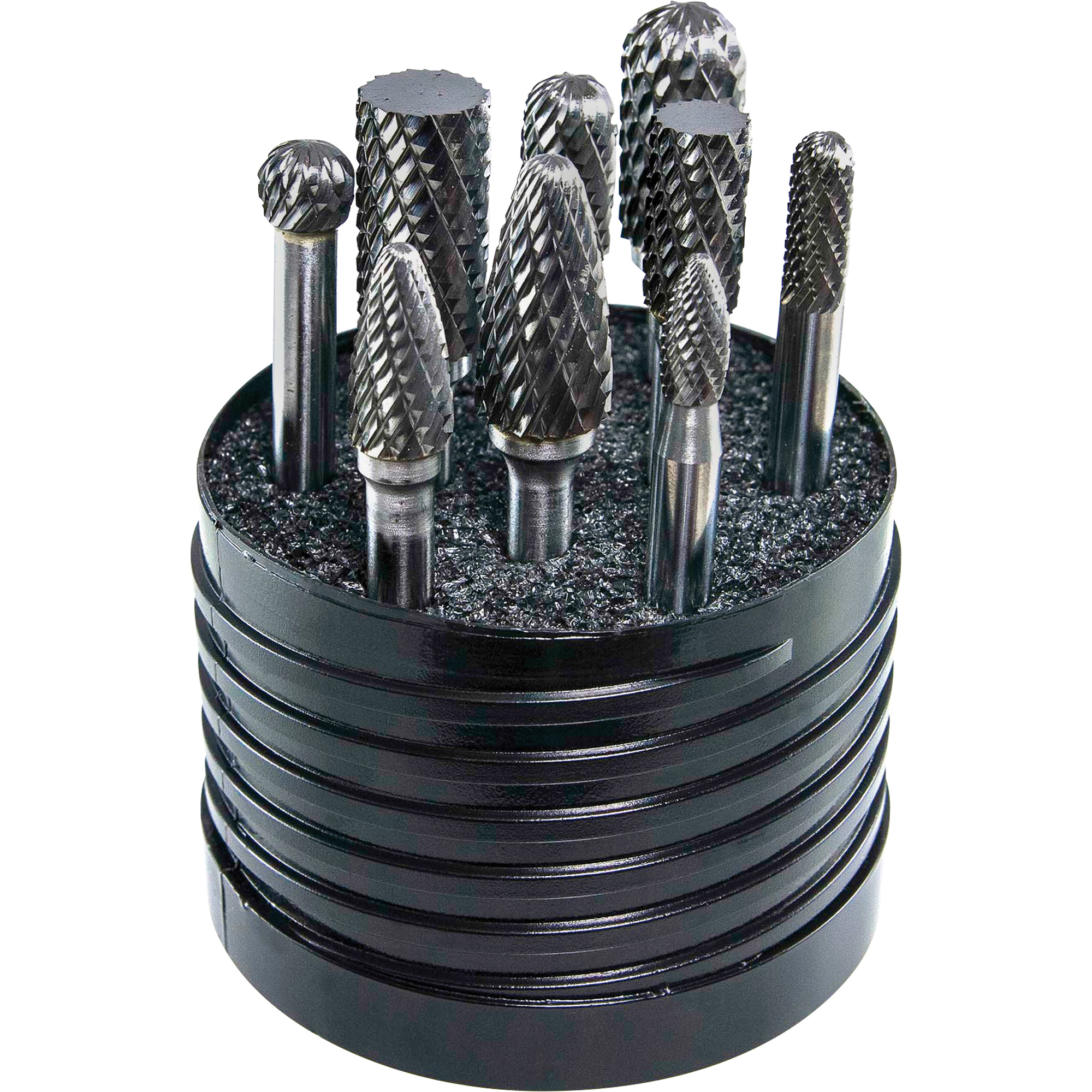 Jeu d'alésoirs au carbure plein à double coupe Magnum SET 1 DrillcoMD, 8 morcea