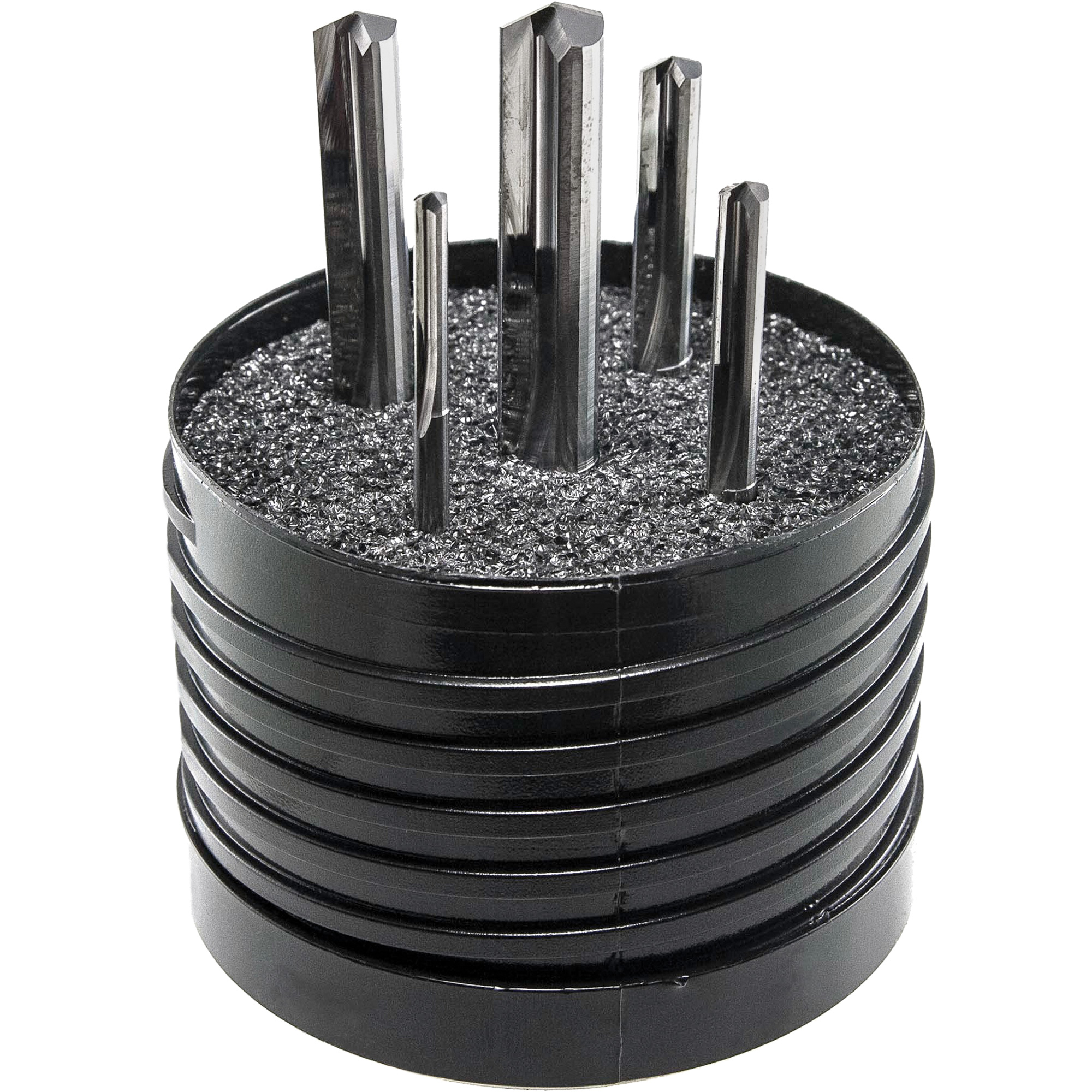 Jeu de forets à cannelures droites DrillcoMD, 5 morceaux, Carbure