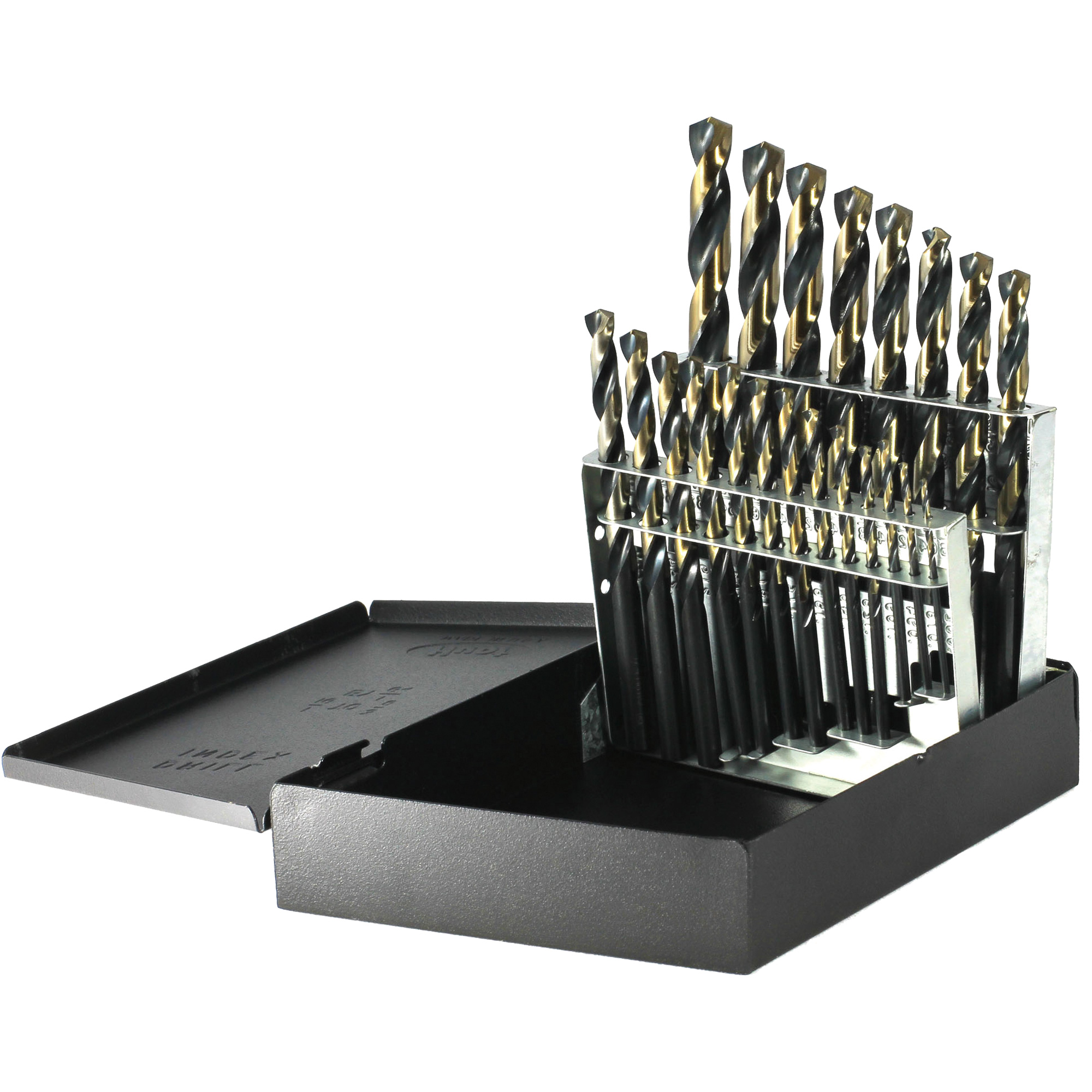 Jeu de forets courts DrillcoMD, 21 morceaux, Acier rapide
