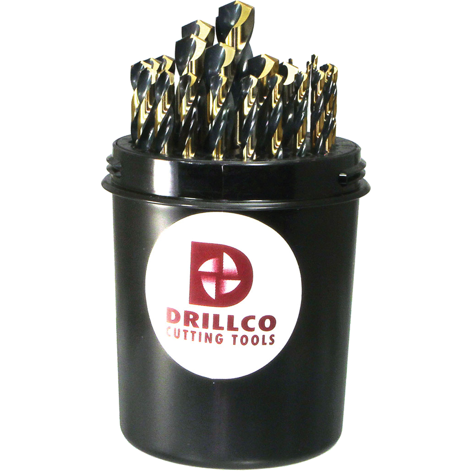 Jeu de forets courts DrillcoMD, 29 morceaux, Acier rapide