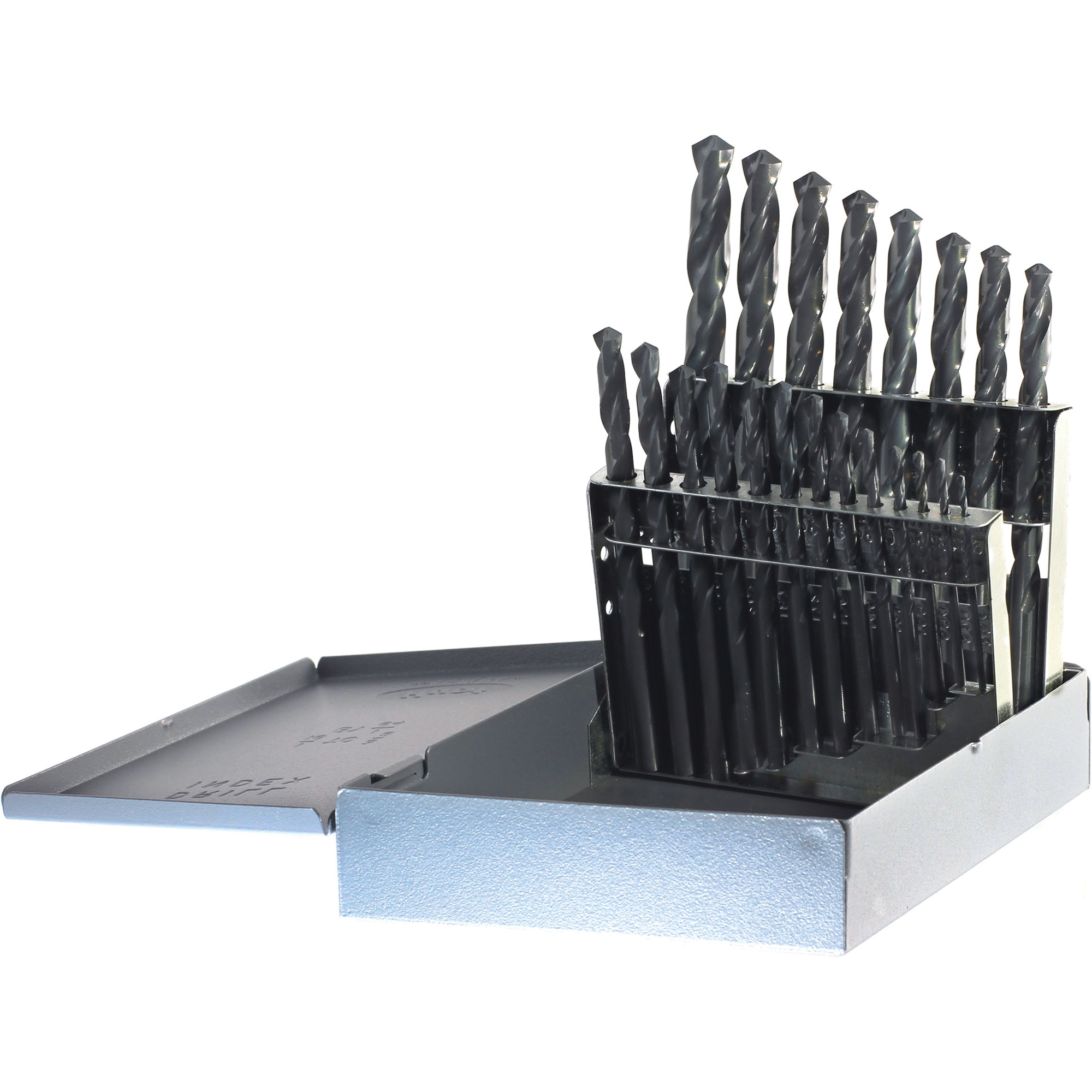 Jeu de forets courts USA DrillcoMD, 21 morceaux, Acier rapide