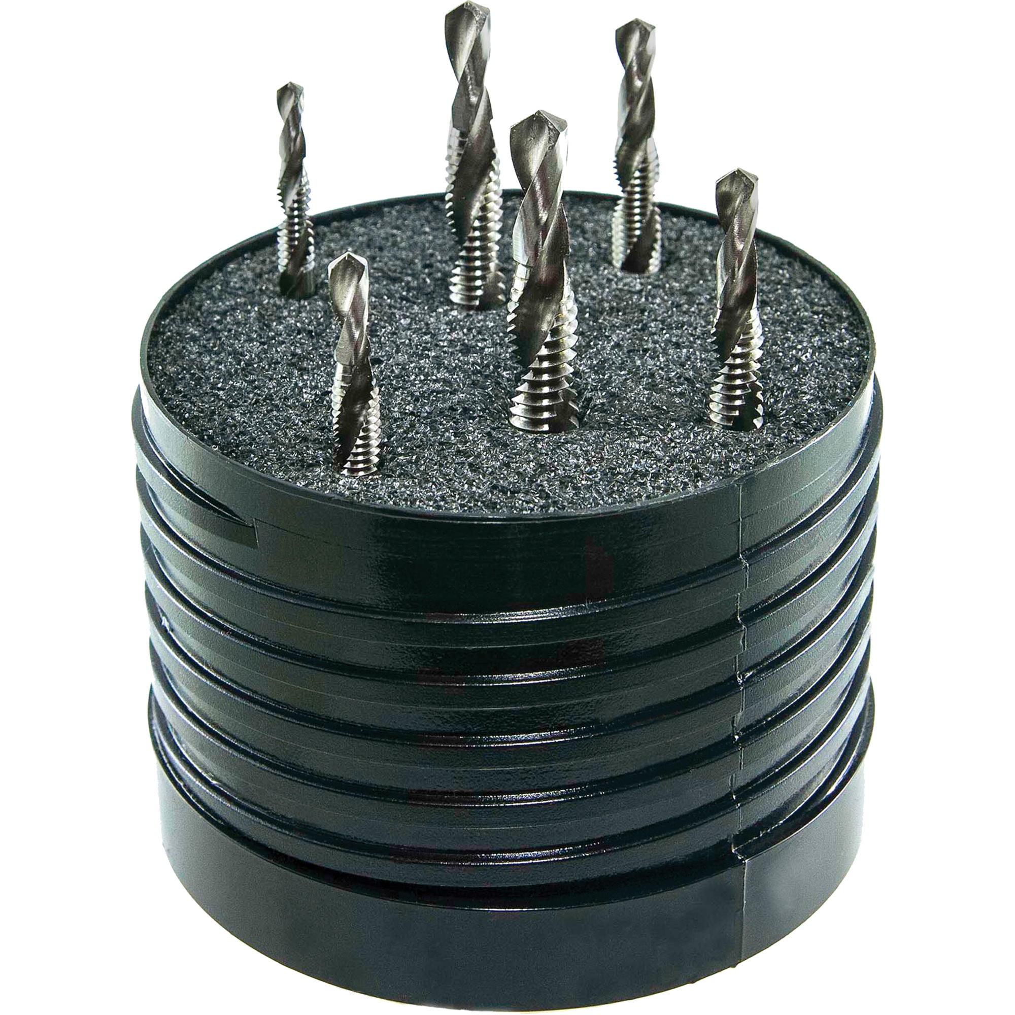 Jeu de tarauds & forets combinés DrillcoMD, 6 morceaux, Acier rapide