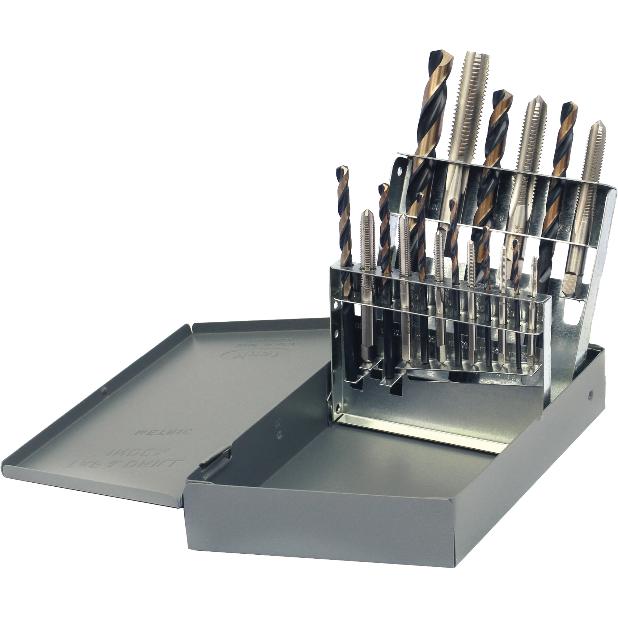 Jeu de tarauds & forets DrillcoMD, 18 morcea