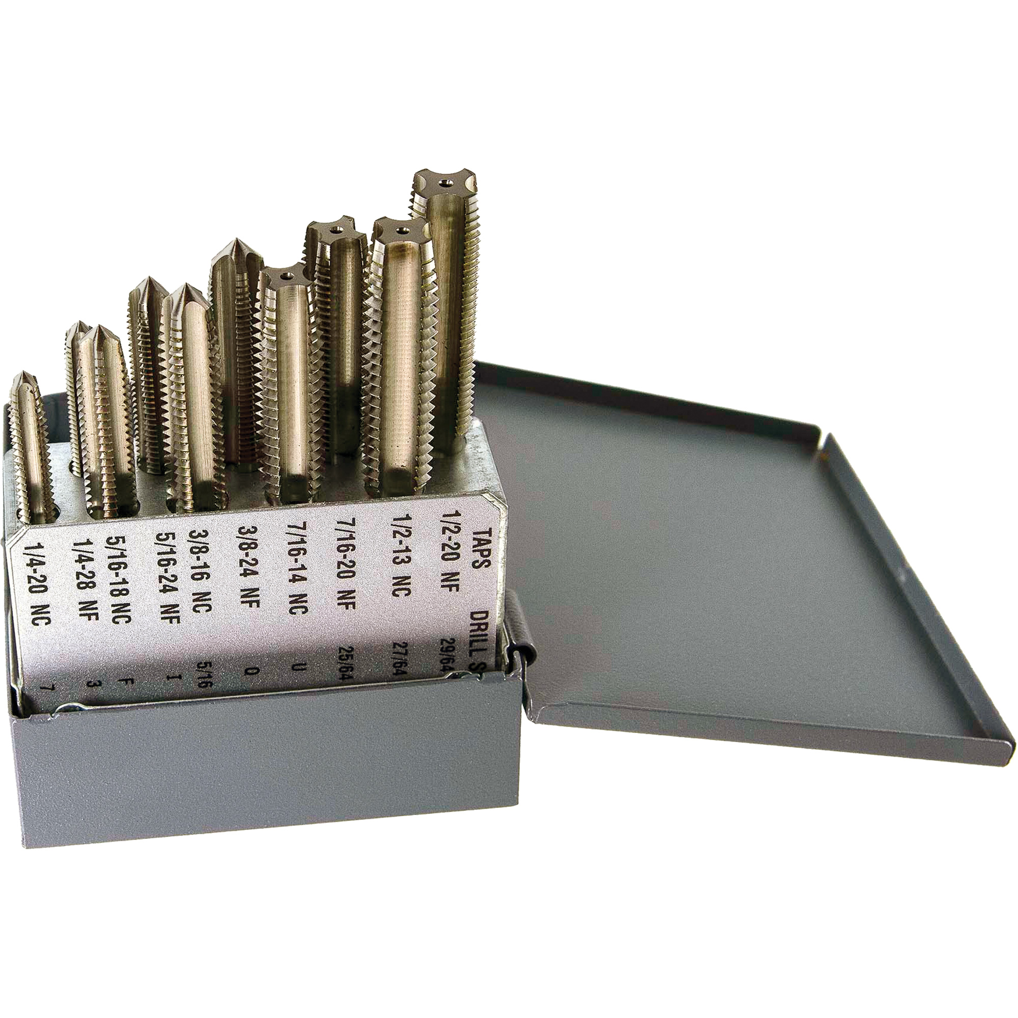 Jeu de tarauds DrillcoMD, 10 morcea