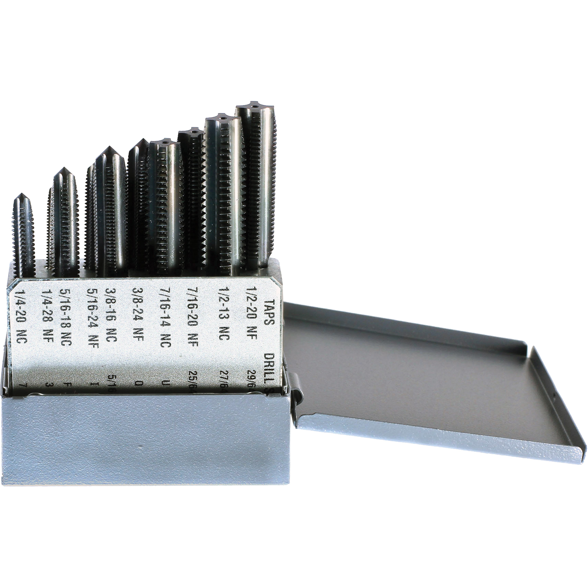 Jeu de tarauds DrillcoMD, 10 morcea