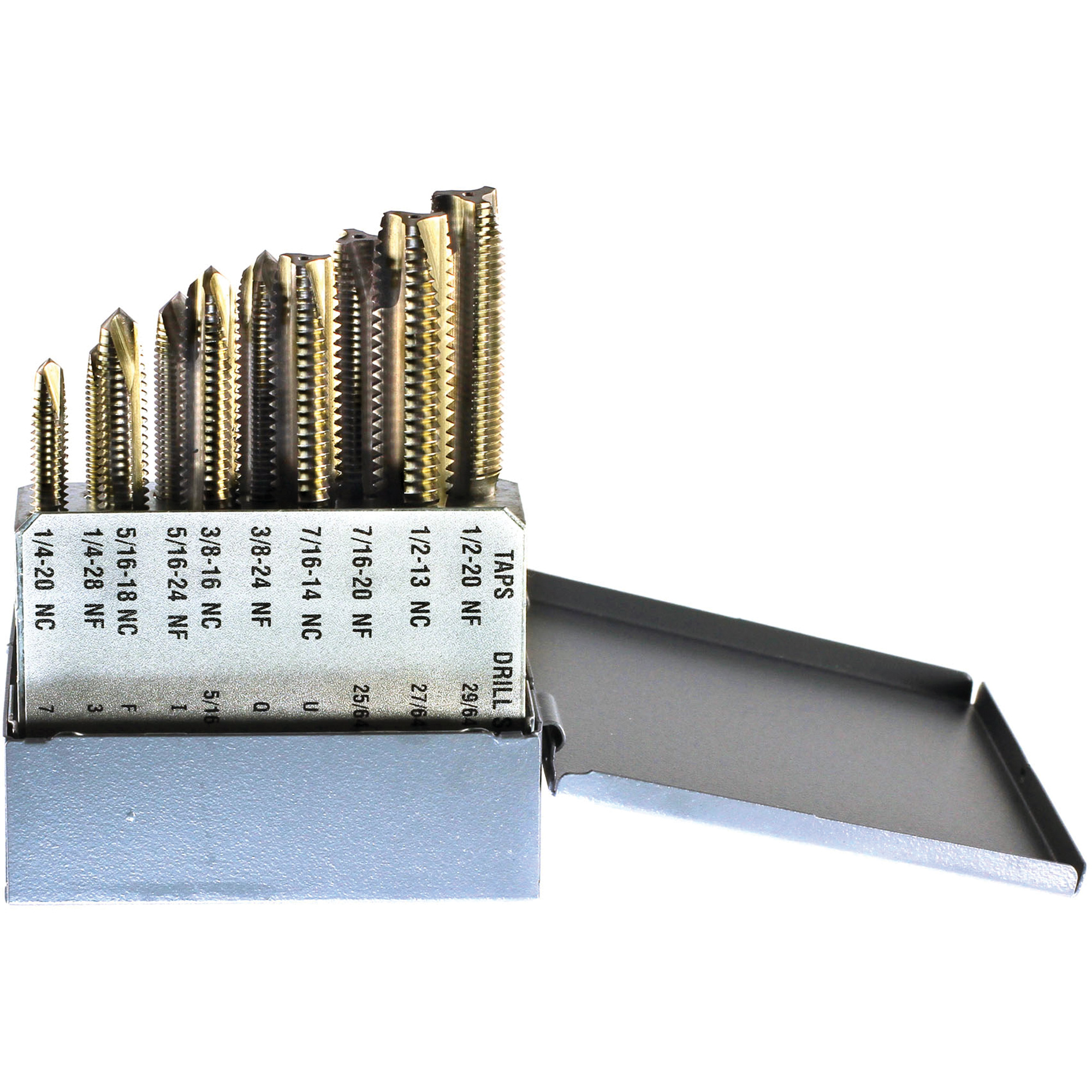 Jeu de tarauds DrillcoMD, 10 morcea