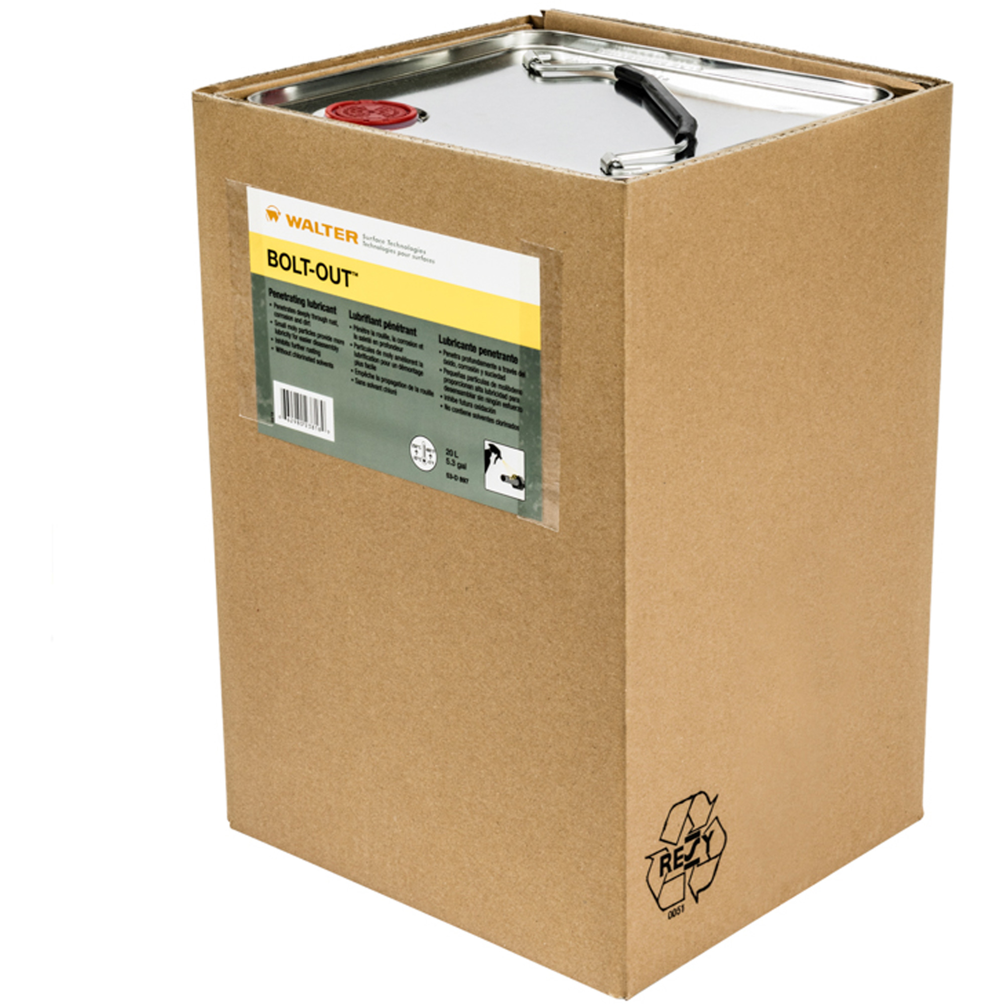 Lubrifiant Bolt-OutMC, Cruche