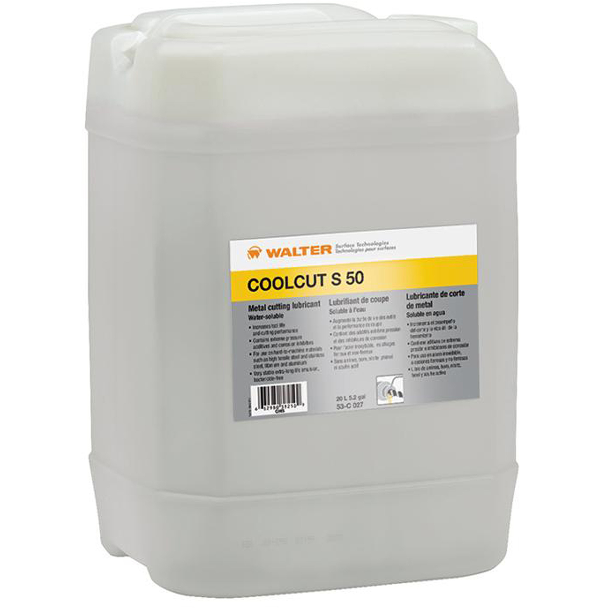 Lubrifiant de coupe soluble Coolcut S-50MC, 20 L