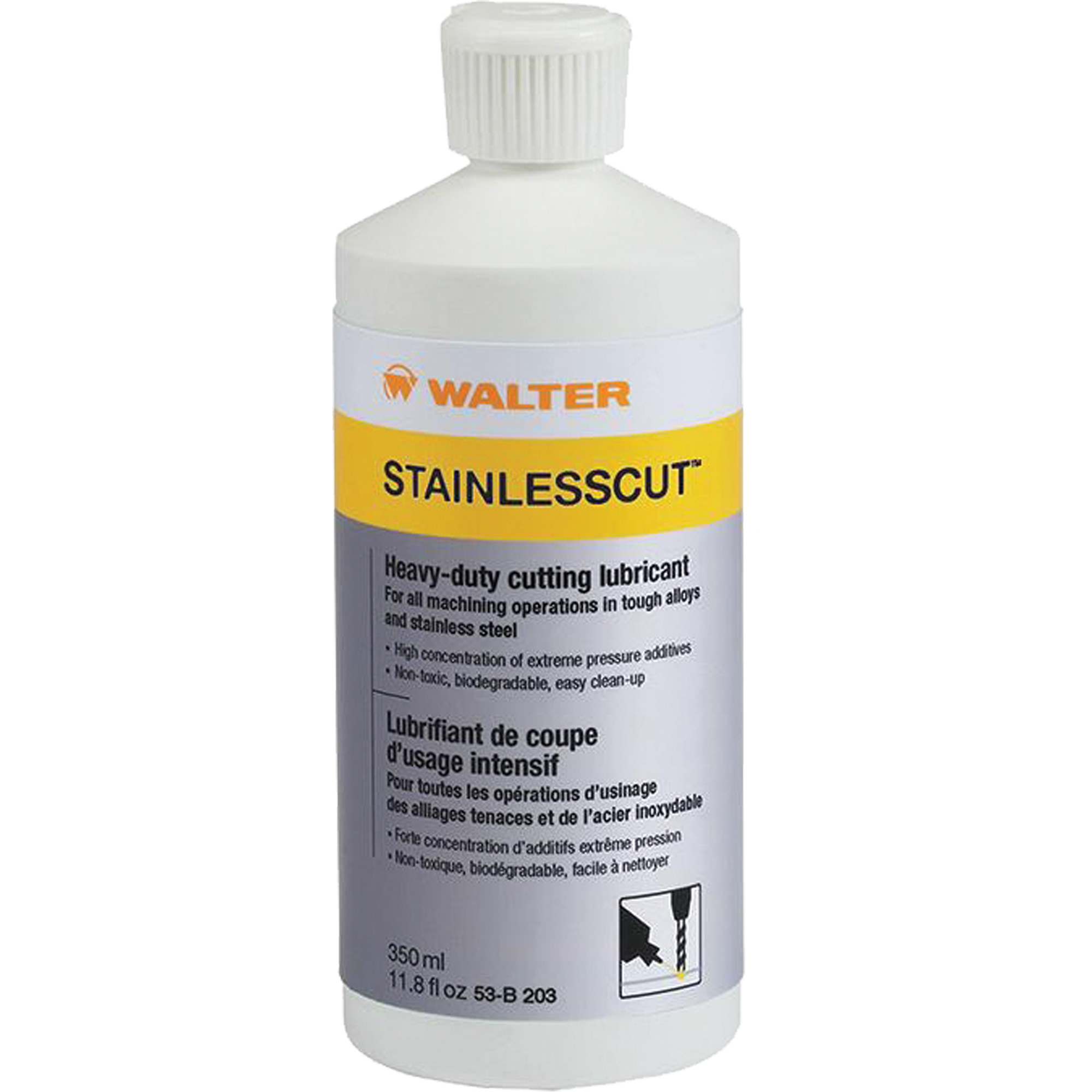 Lubrifiants de coupe extrême pression StainlesscutMC, Bouteille pressable