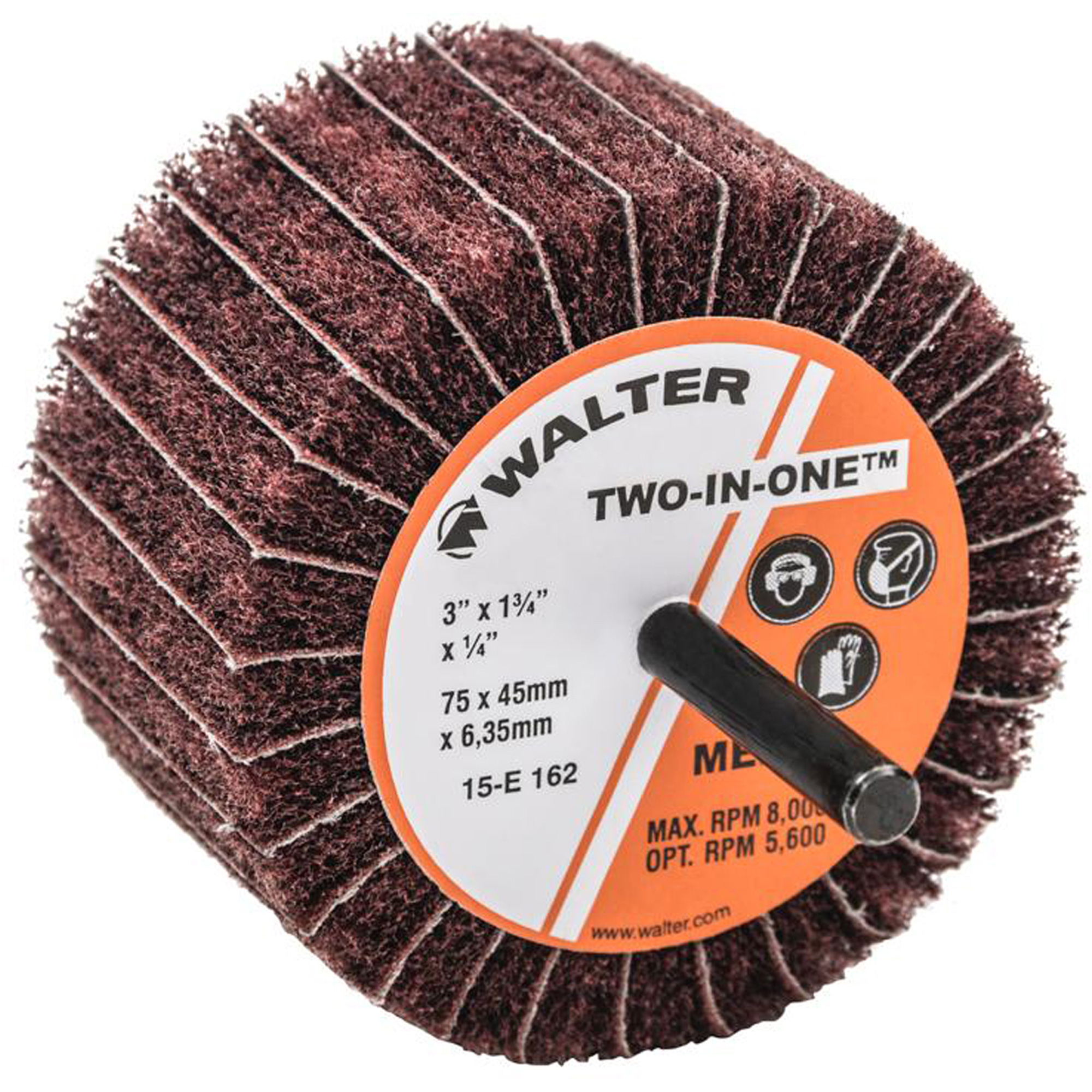 Meule à lamelles abrasives Two-In-OneMC