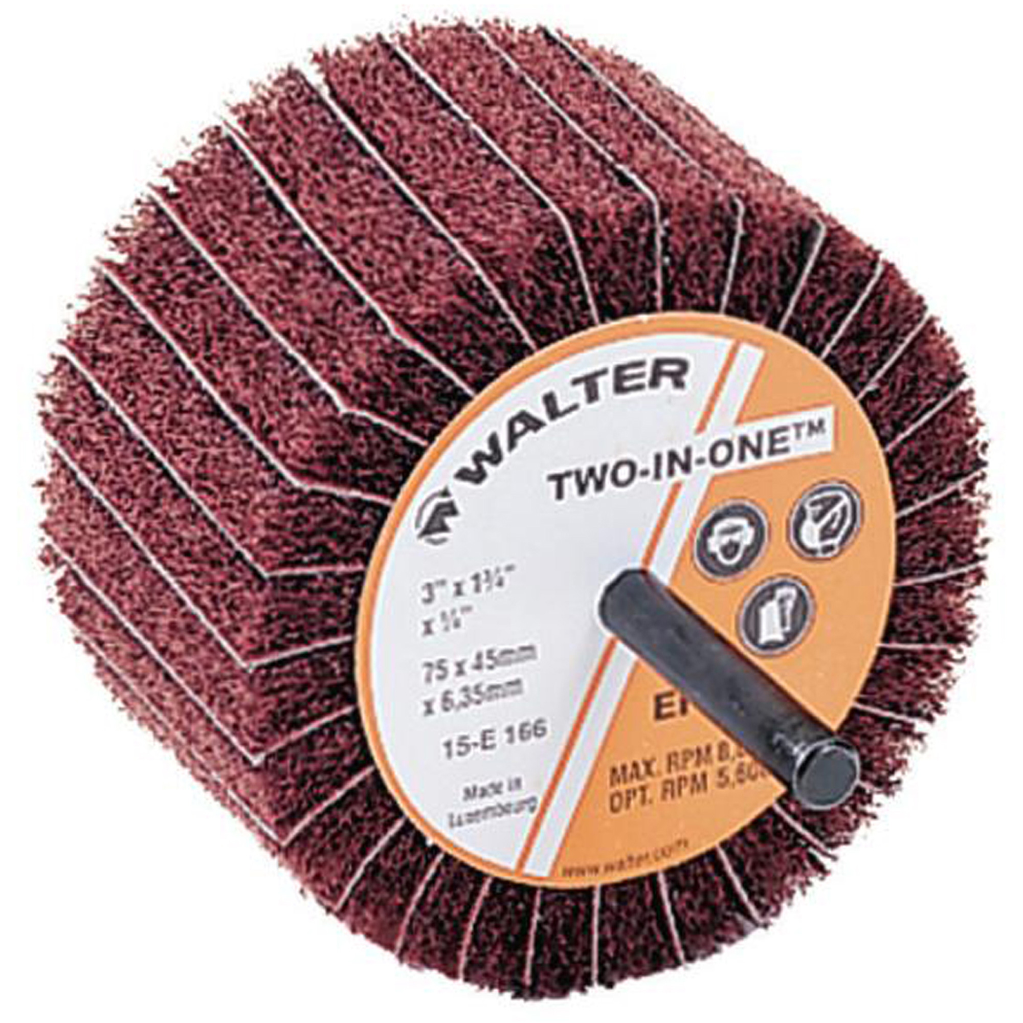 Meule à lamelles abrasives Two-In-OneMC