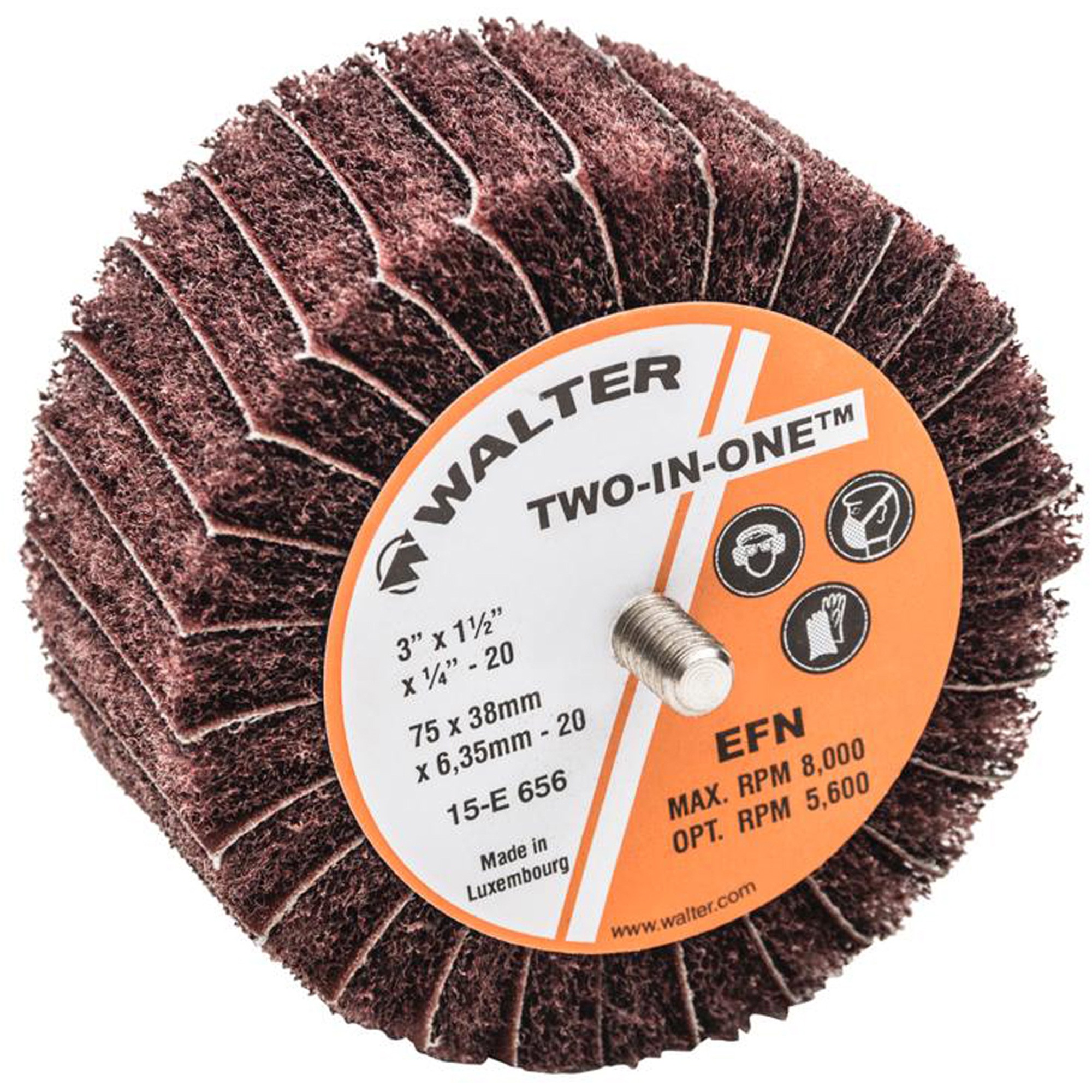 Meule à lamelles abrasives Two-In-OneMC