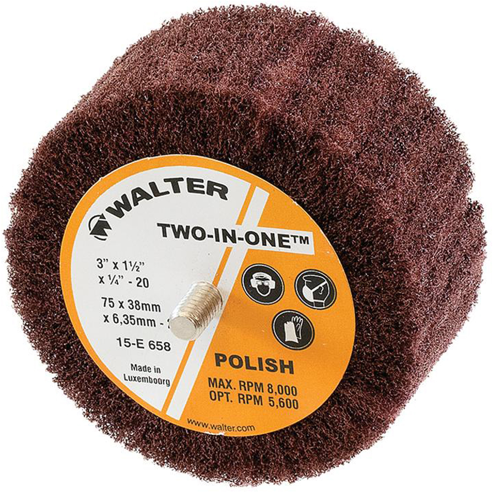 Meule à lamelles abrasives Two-In-OneMC