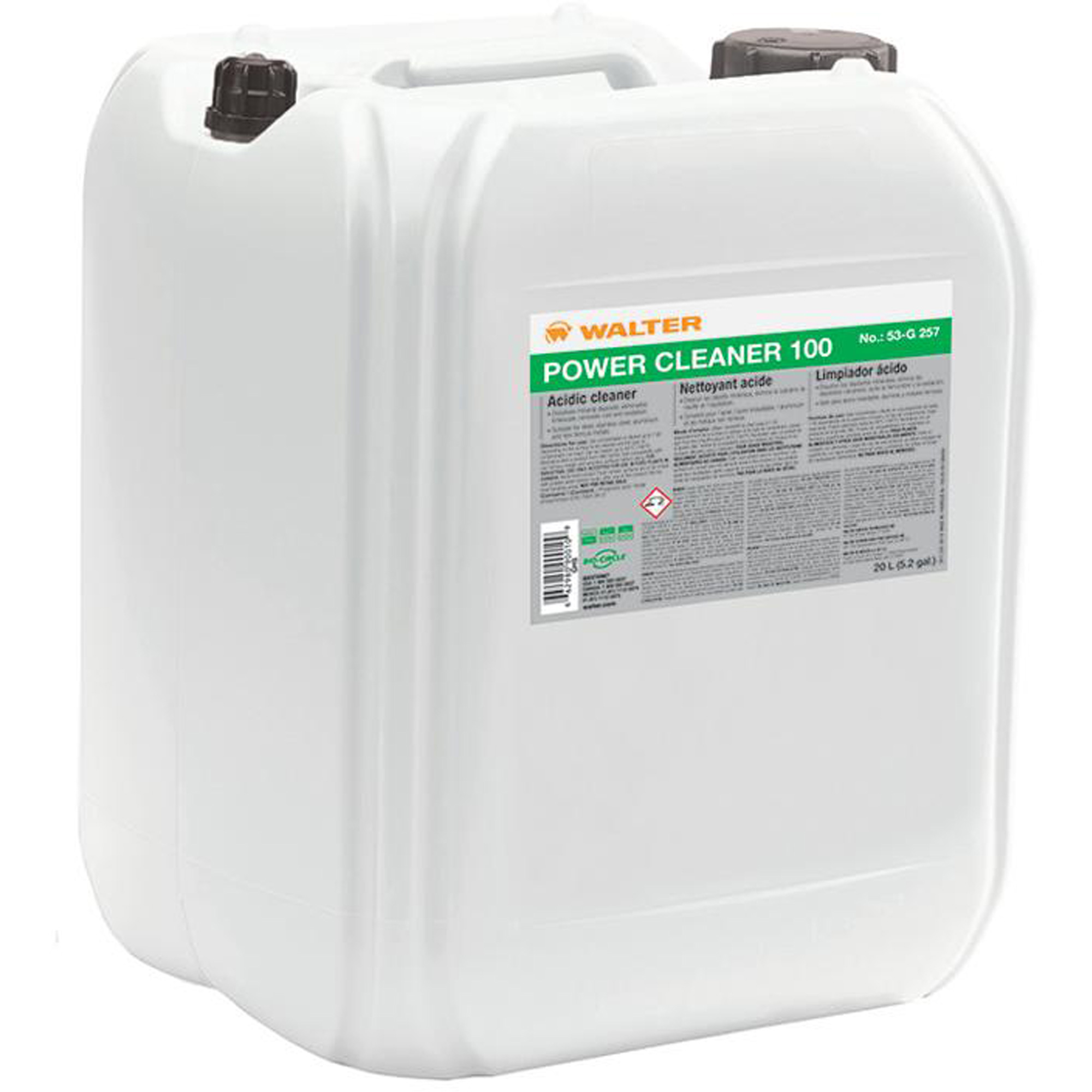 Nettoyant acide extra puissant Power Cleaner 100MC, 20 L, Seau