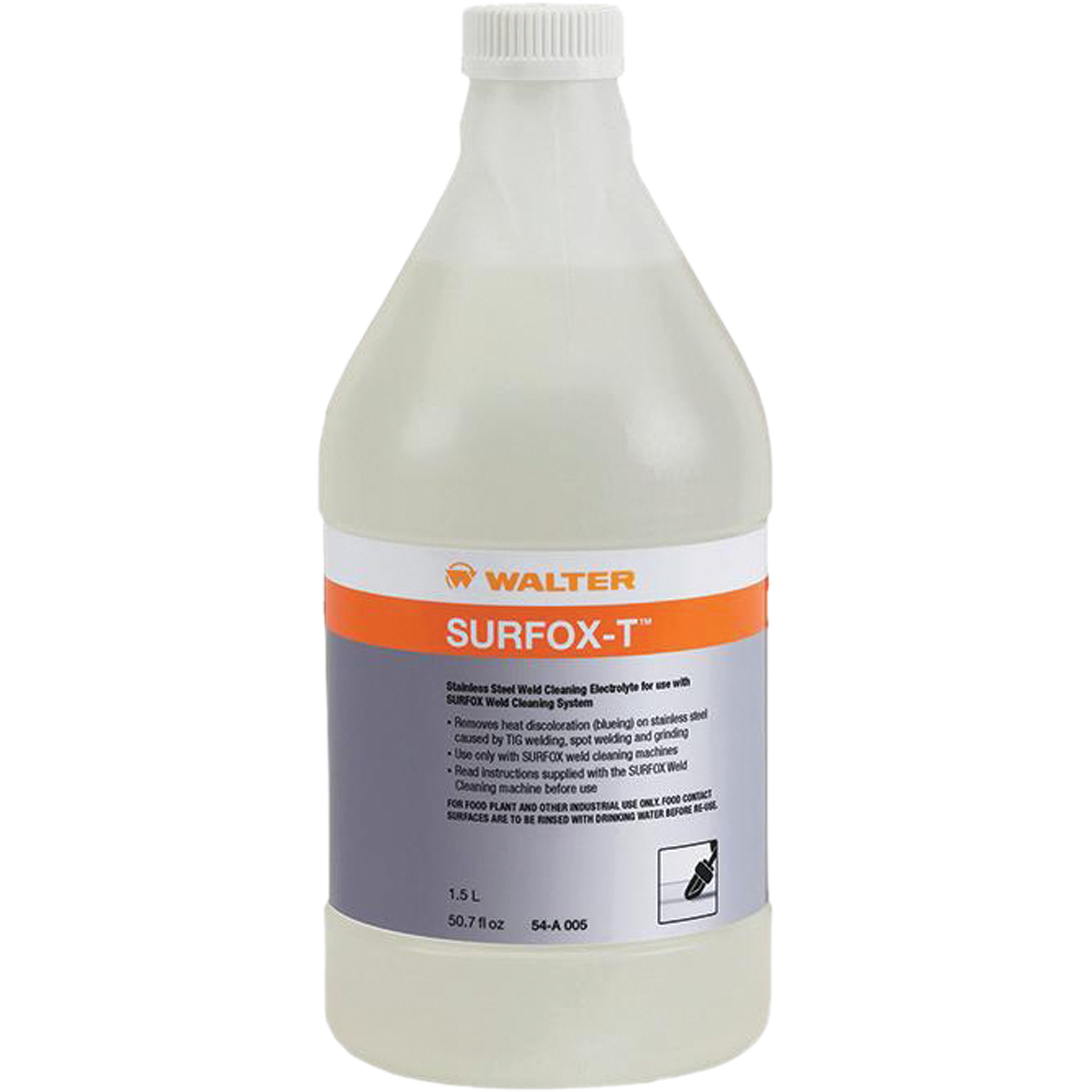 Nettoyant de soudures SURFOX-TMC, 1,5 L, Bouteille