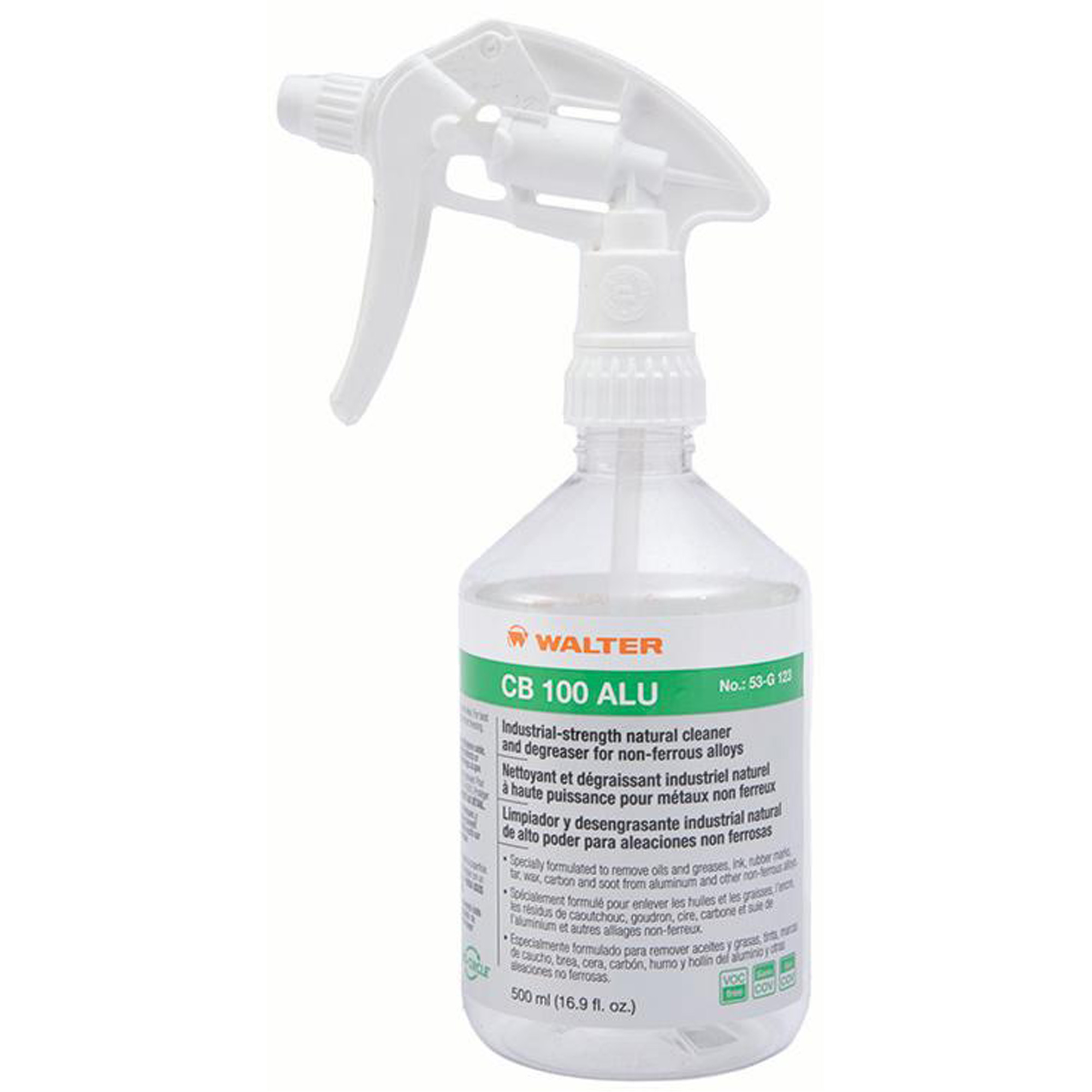 Nettoyant et dégraissant naturel CB 100MC ALU, Bouteille à gâchette