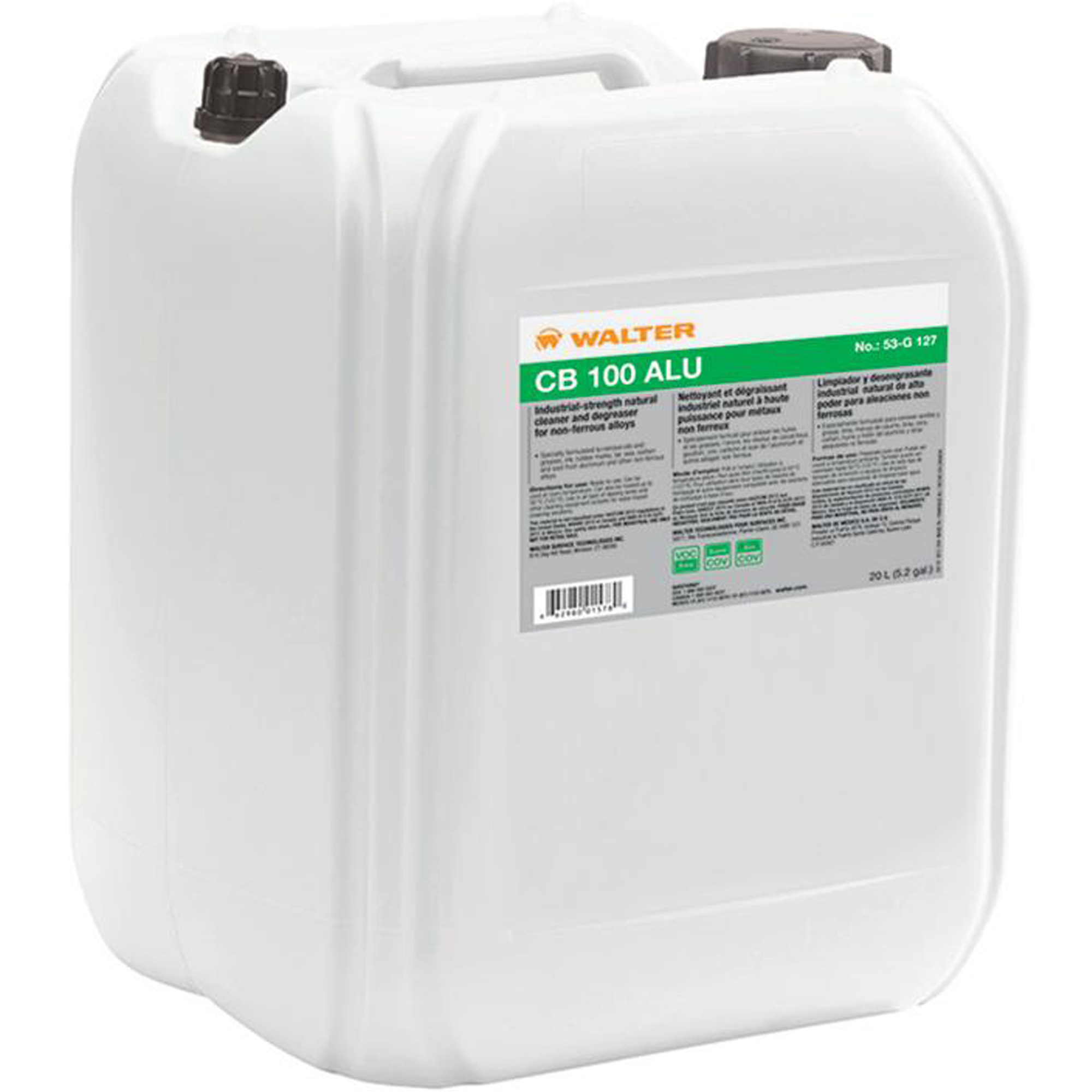 Nettoyant et dégraissant naturel ultra-puissant CB 100 ALUMC, Seau