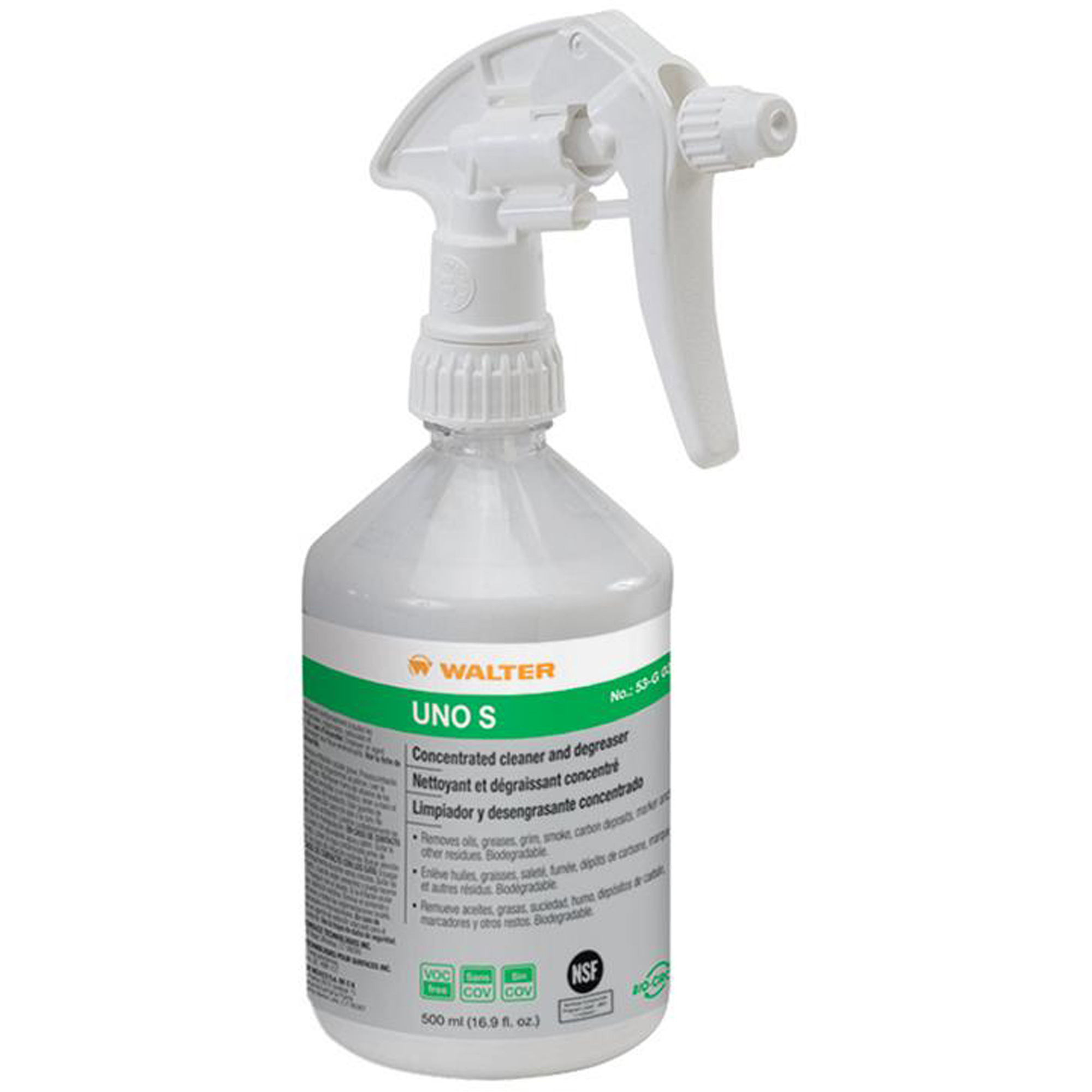Nettoyant et dégraissant ultra puissant Uno SMC, Bouteille à gâchette