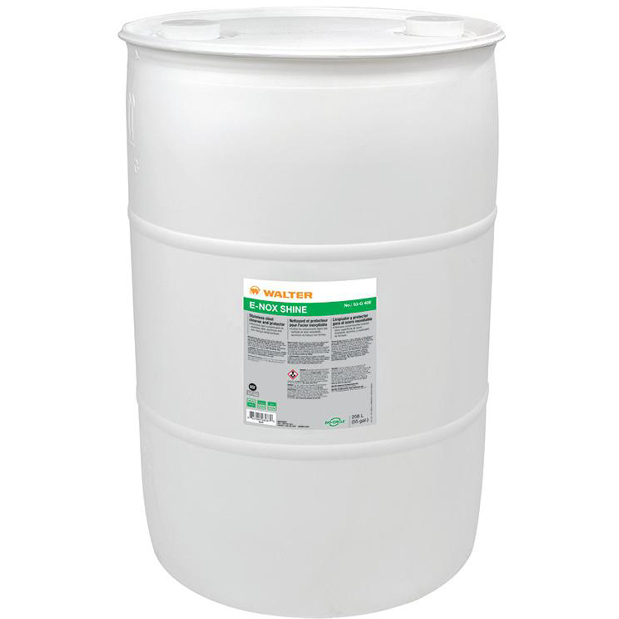Nettoyant et protecteur de surface en acier inoxydable E-Nox ShineMC, 208 L, Baril