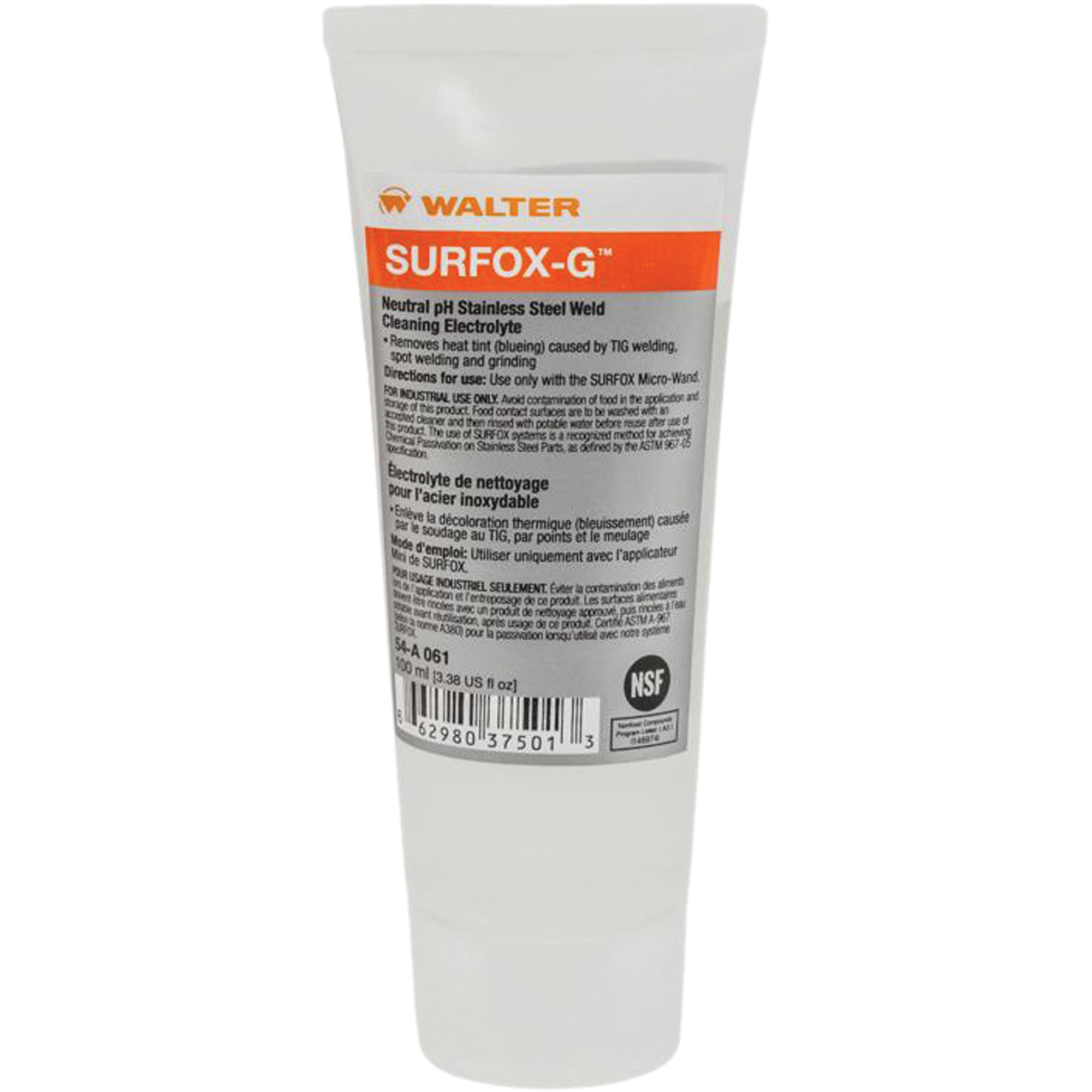 Nettoyant pour soudures SURFOX-GMC, Bouteille