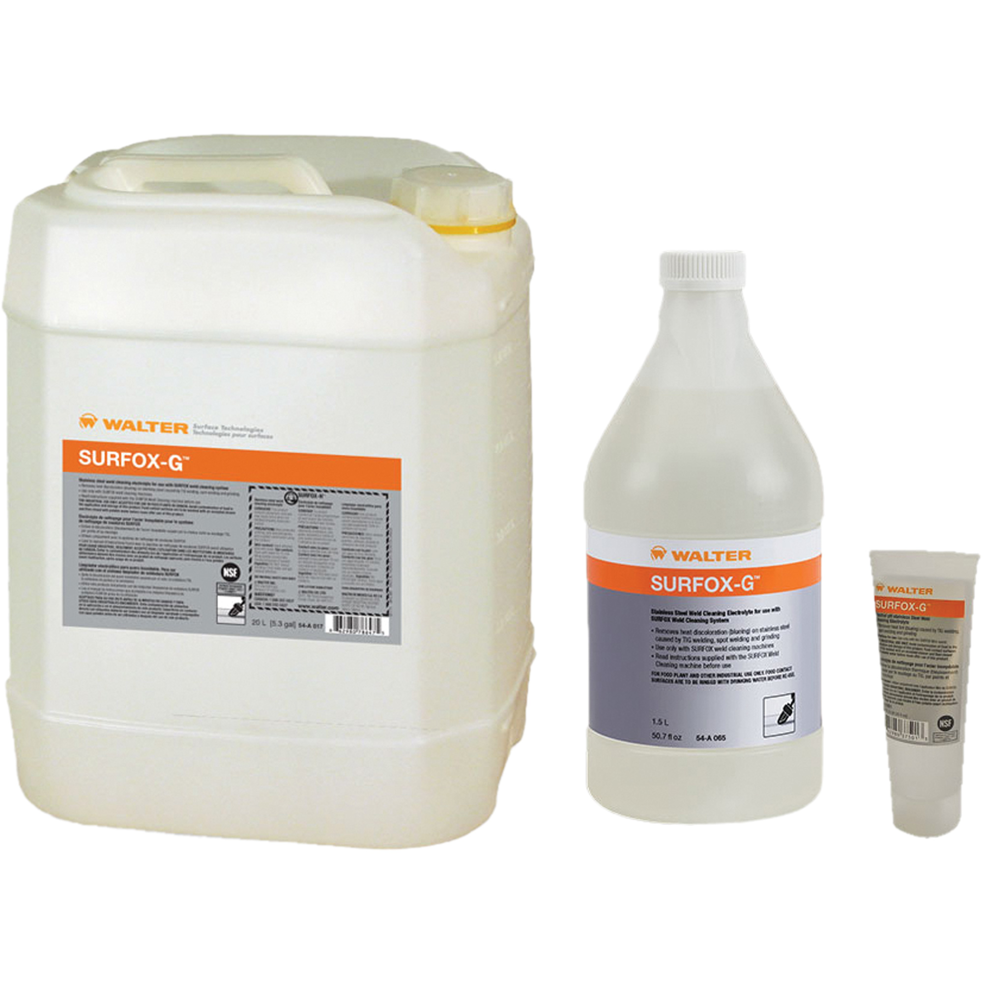Nettoyant pour soudures SURFOX-GMC, Cruche