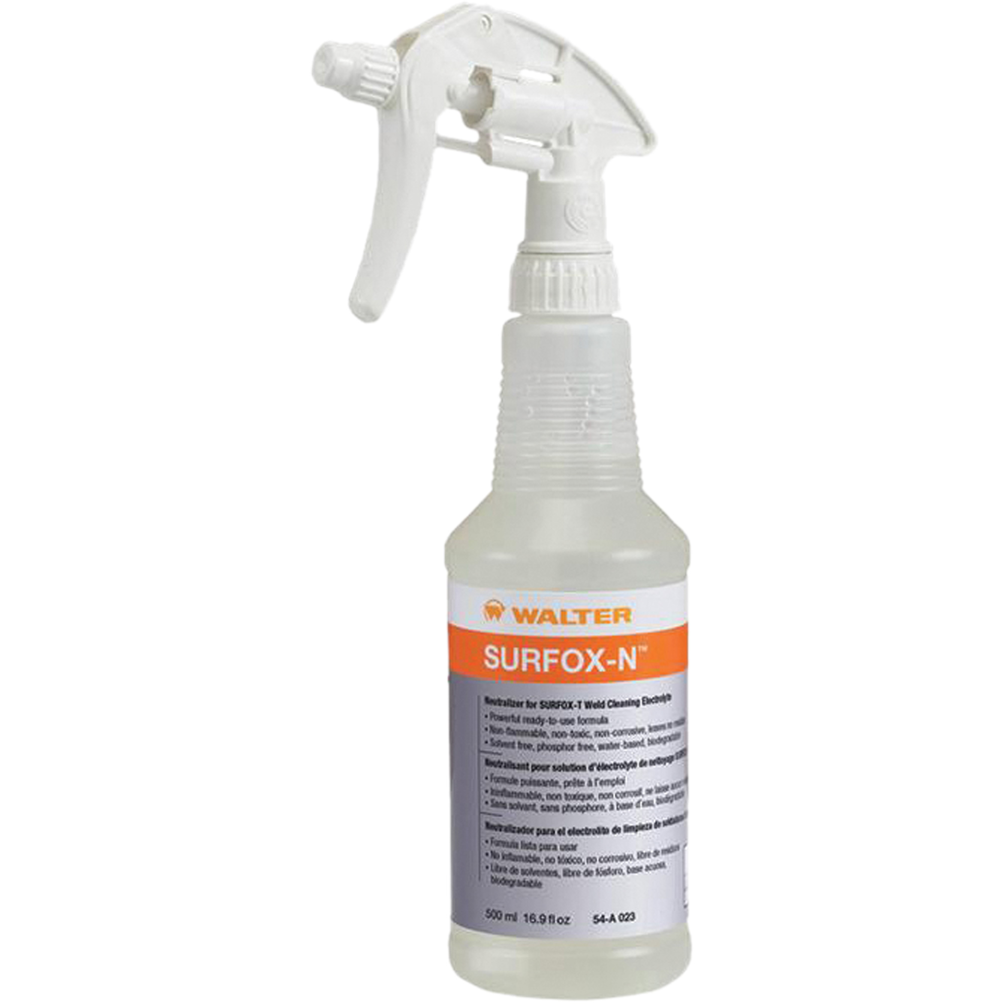 Nettoyant pour soudures SURFOX-NMC, Bouteille à gâchette