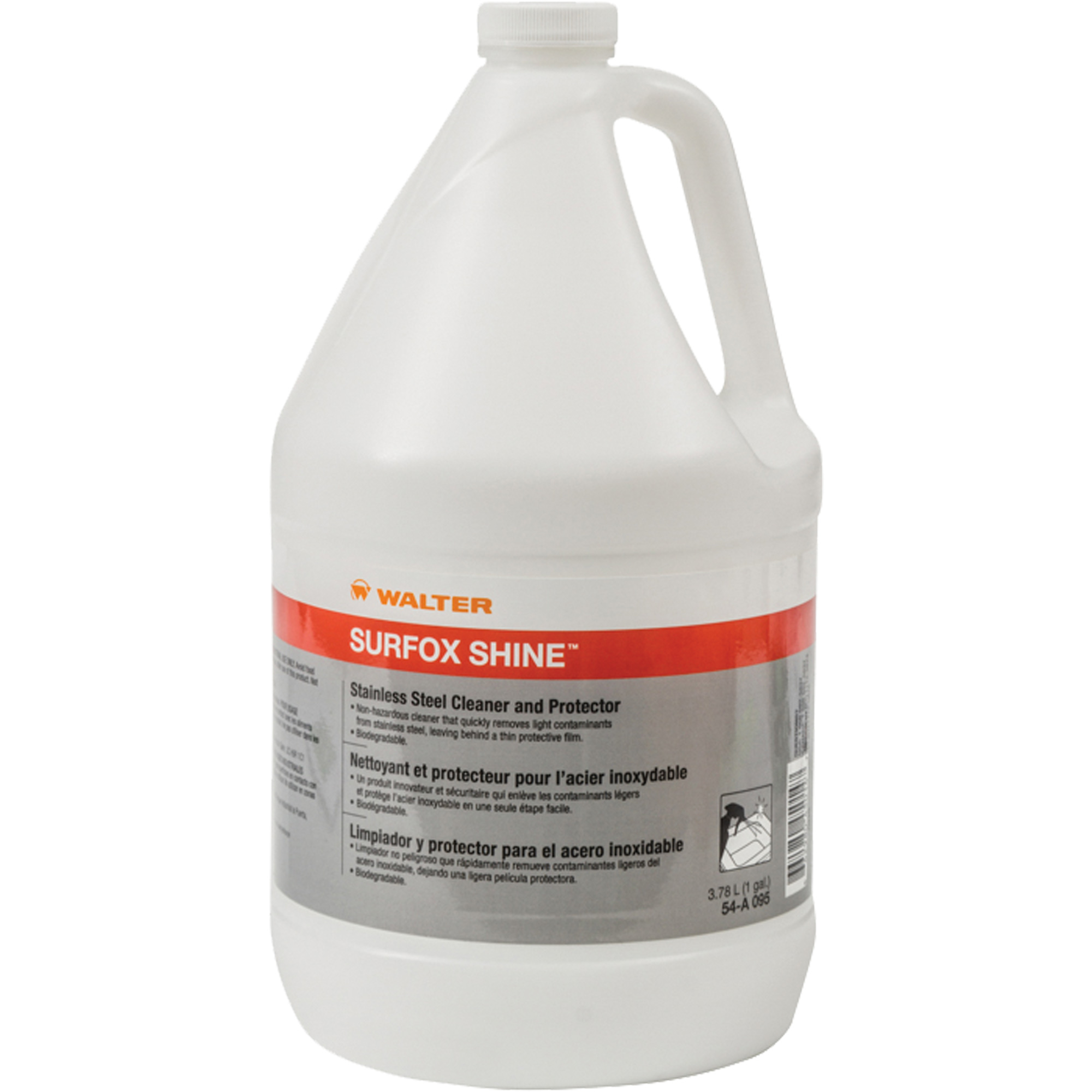 Nettoyant/protecteur pour acier inoxydable SurfoxMC Shine, 3,78 L, Gallon