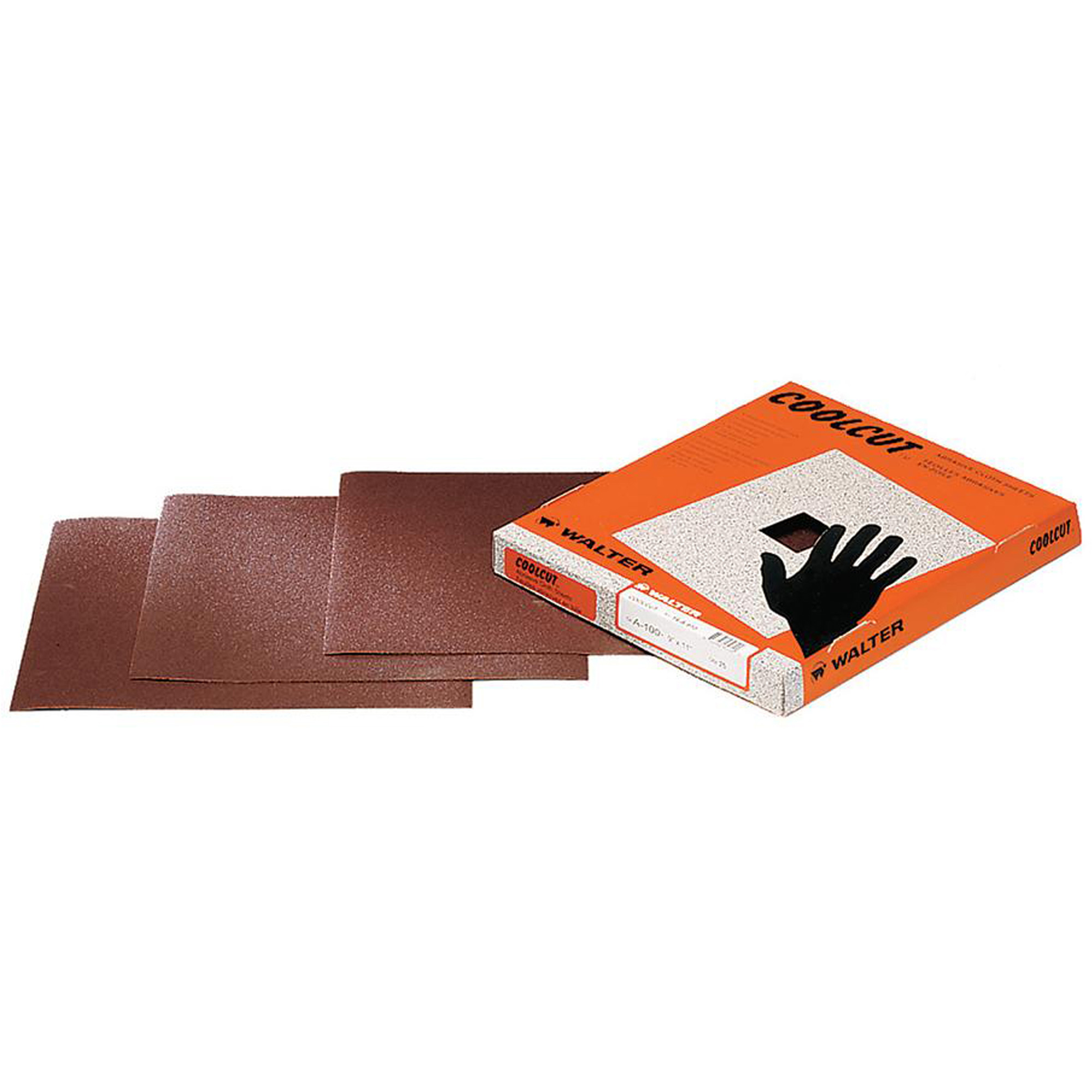 Papier abrasif manuel CoolcutMC, 9" x 11", Grain 320, Oxyde d'aluminium
