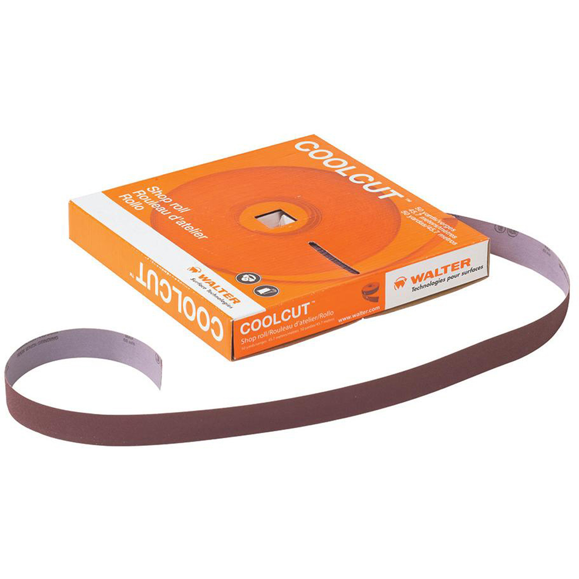 Papier abrasif manuel CoolcutMC, Oxyde d'aluminium, 1-1/2" la x 150' lo, Grain P320