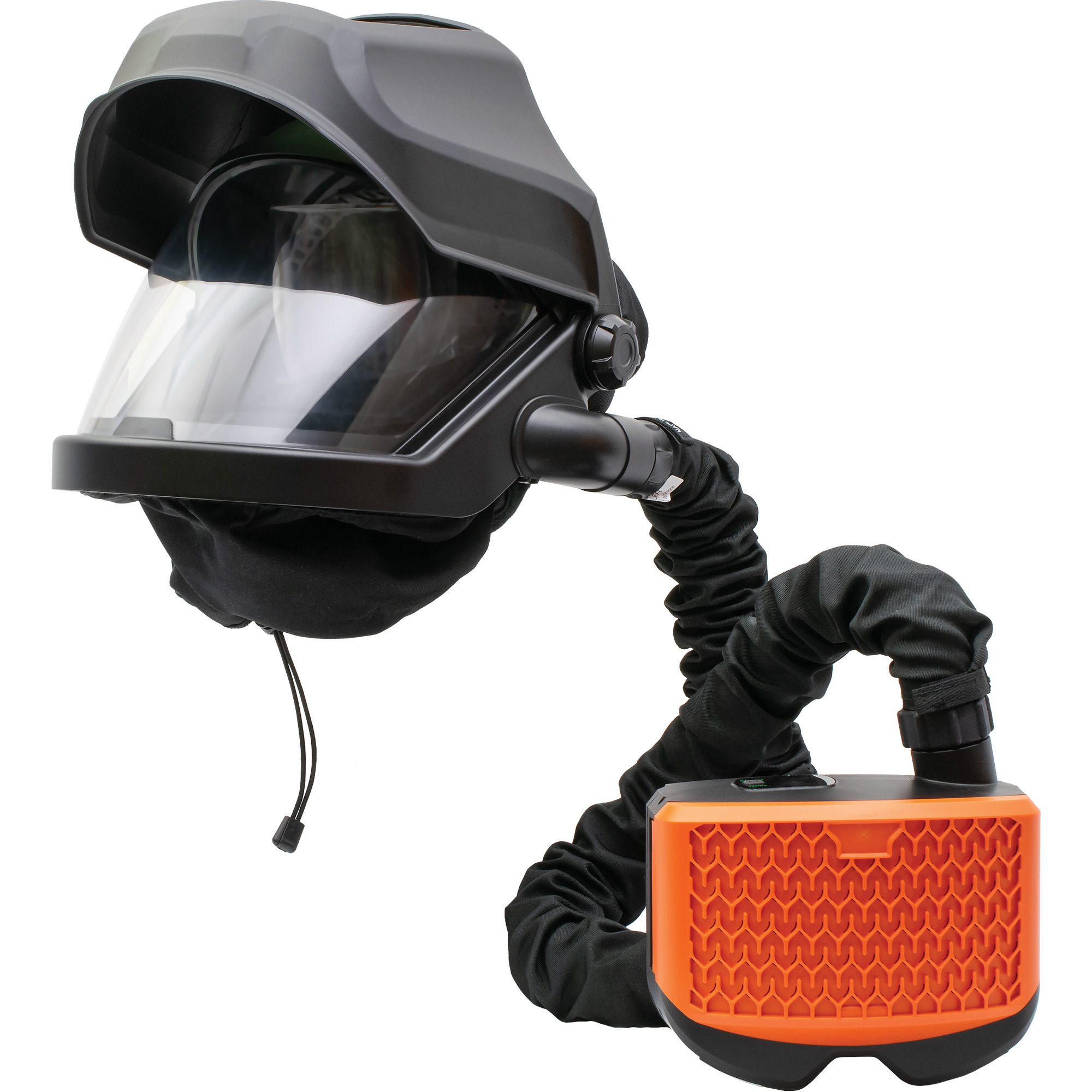 PEAKAIR MAXSHIELDMD avec devant rabattable & ensemble de souffleur ADF X90VX, Respirateur à masque, Pile Lithium-ion