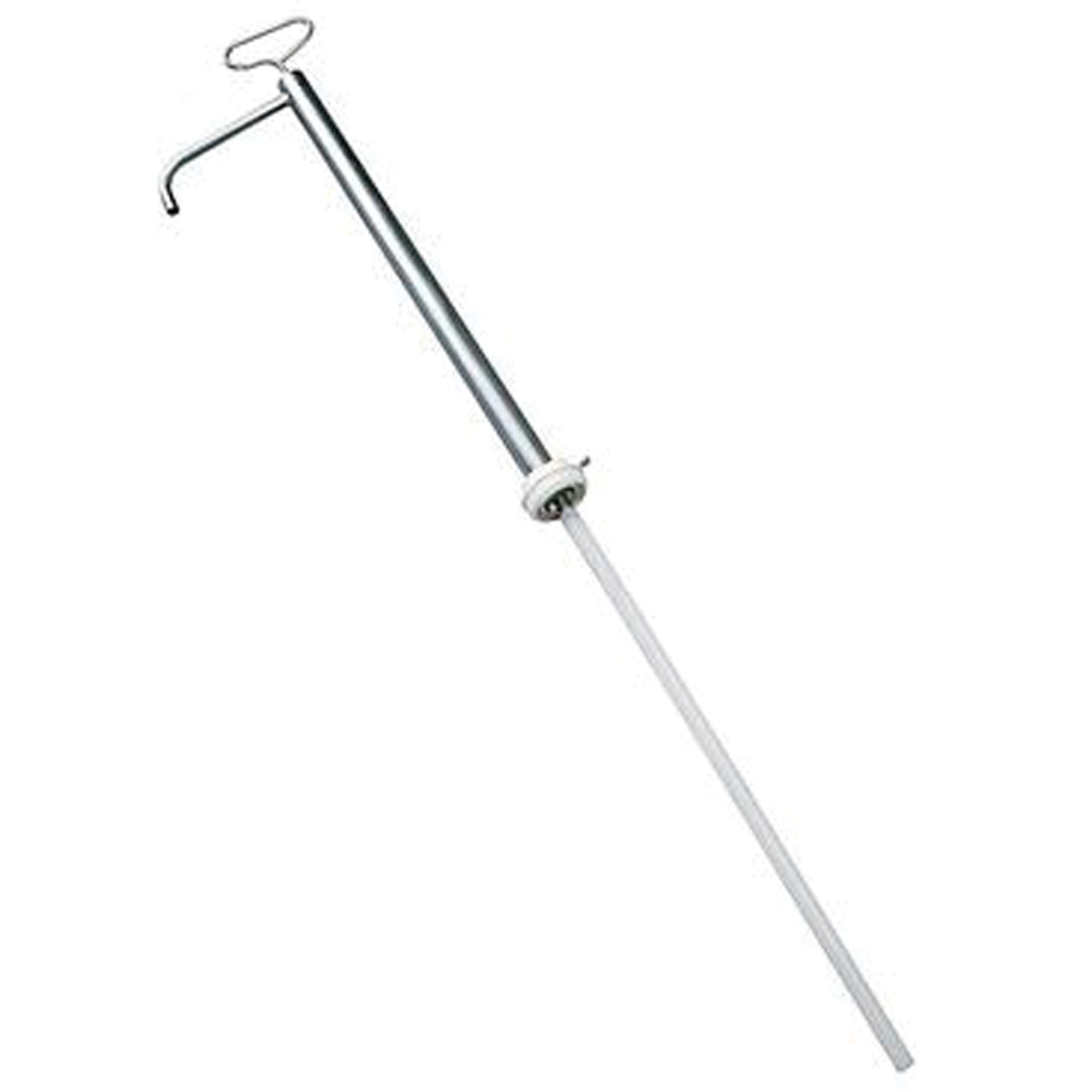 Pompe chromée pour baril
