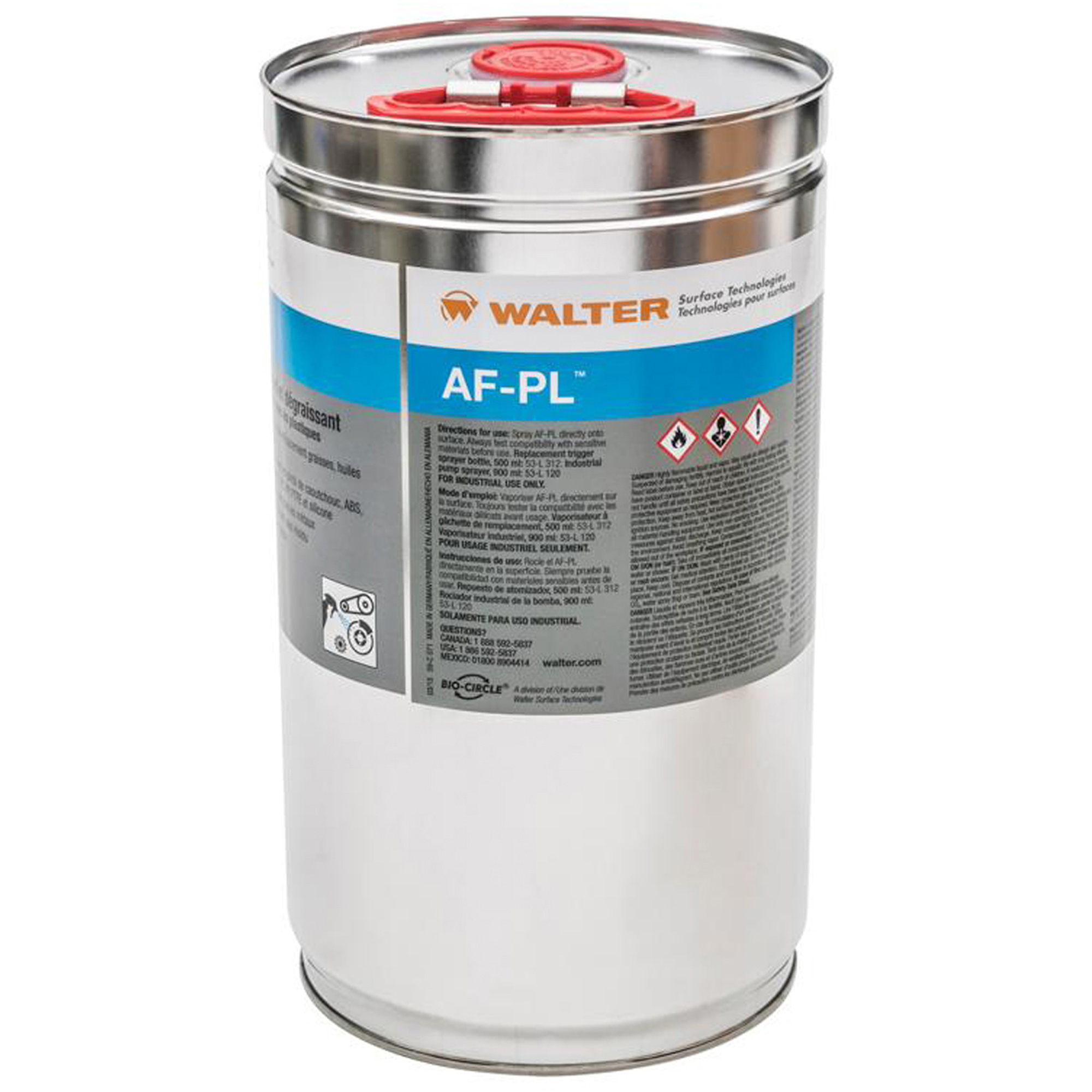 Produit nettoyant et dégraissant industriel Air Force AF-PLMC, Cruche