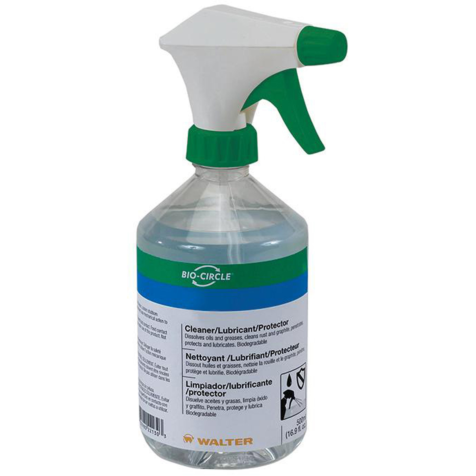 Pulvérisateur à main reremplissable vide pour E-WELDMC 3, Ronde, 500 ml, Plastique