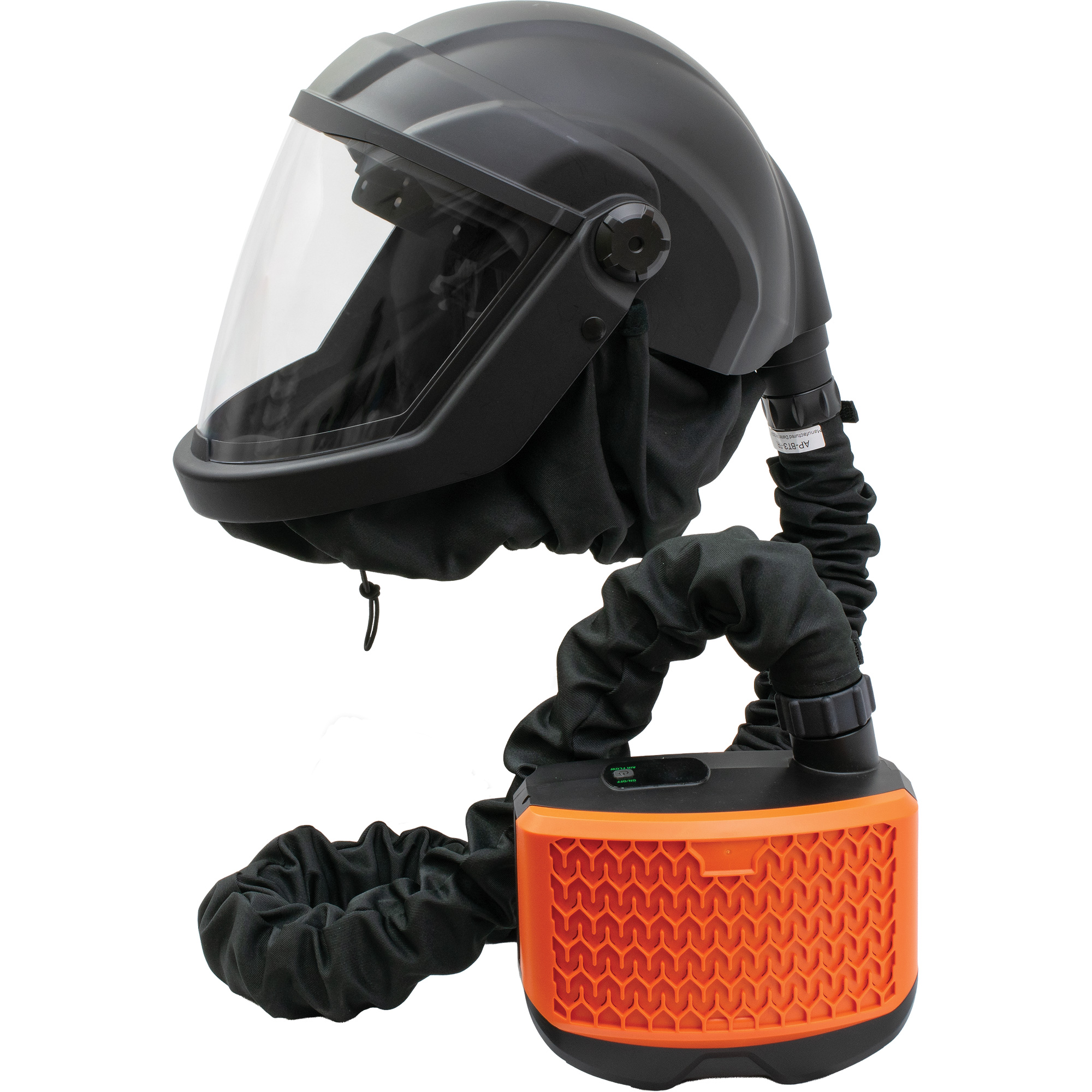 Respirateur à adduction d'air purifié avec visière et ensemble de ventilation PEAKAIR DEFENDER, Respirateur à masque, Pile Lithium-ion