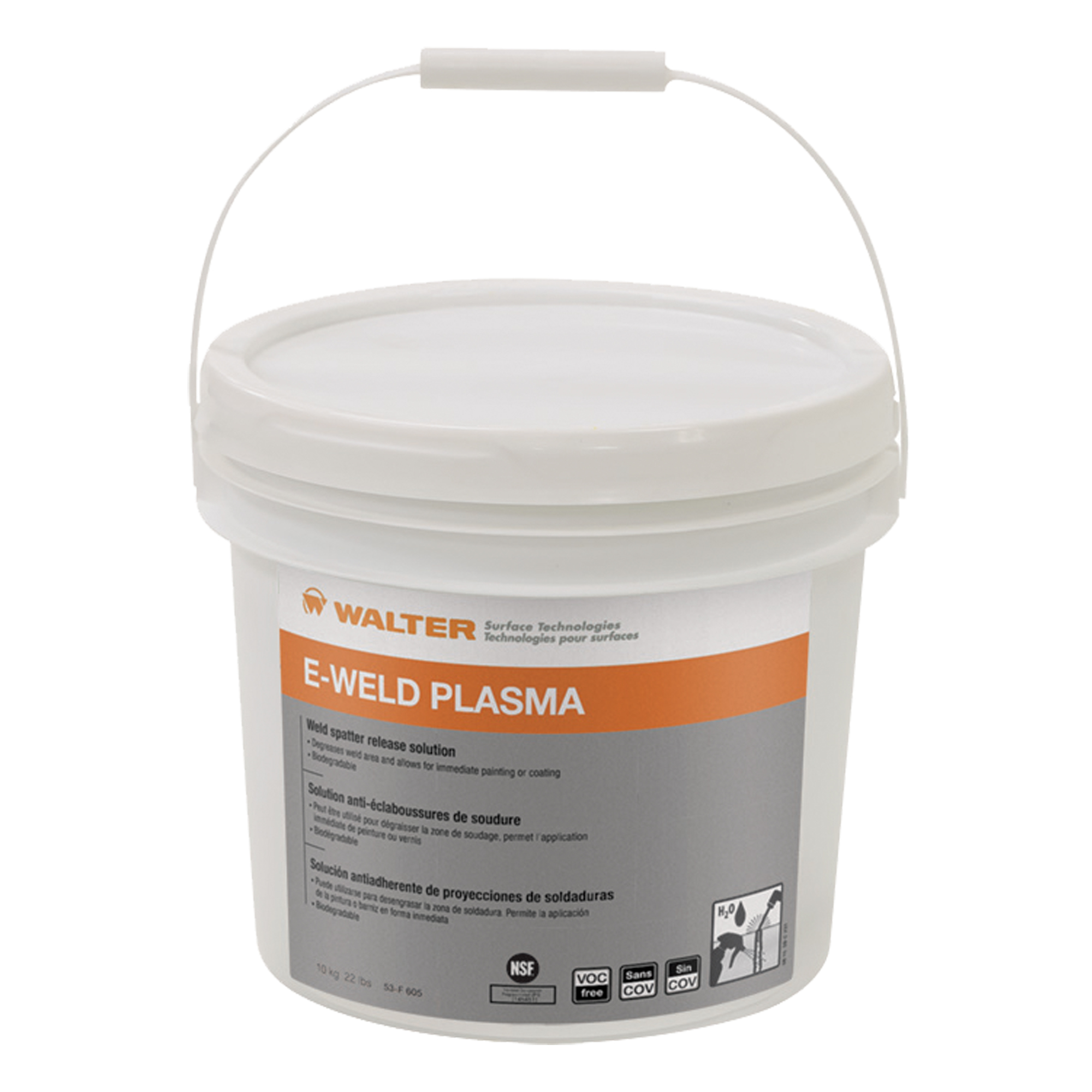 Solution anti-éclaboussures E-WELD PLASMAMC, Seau