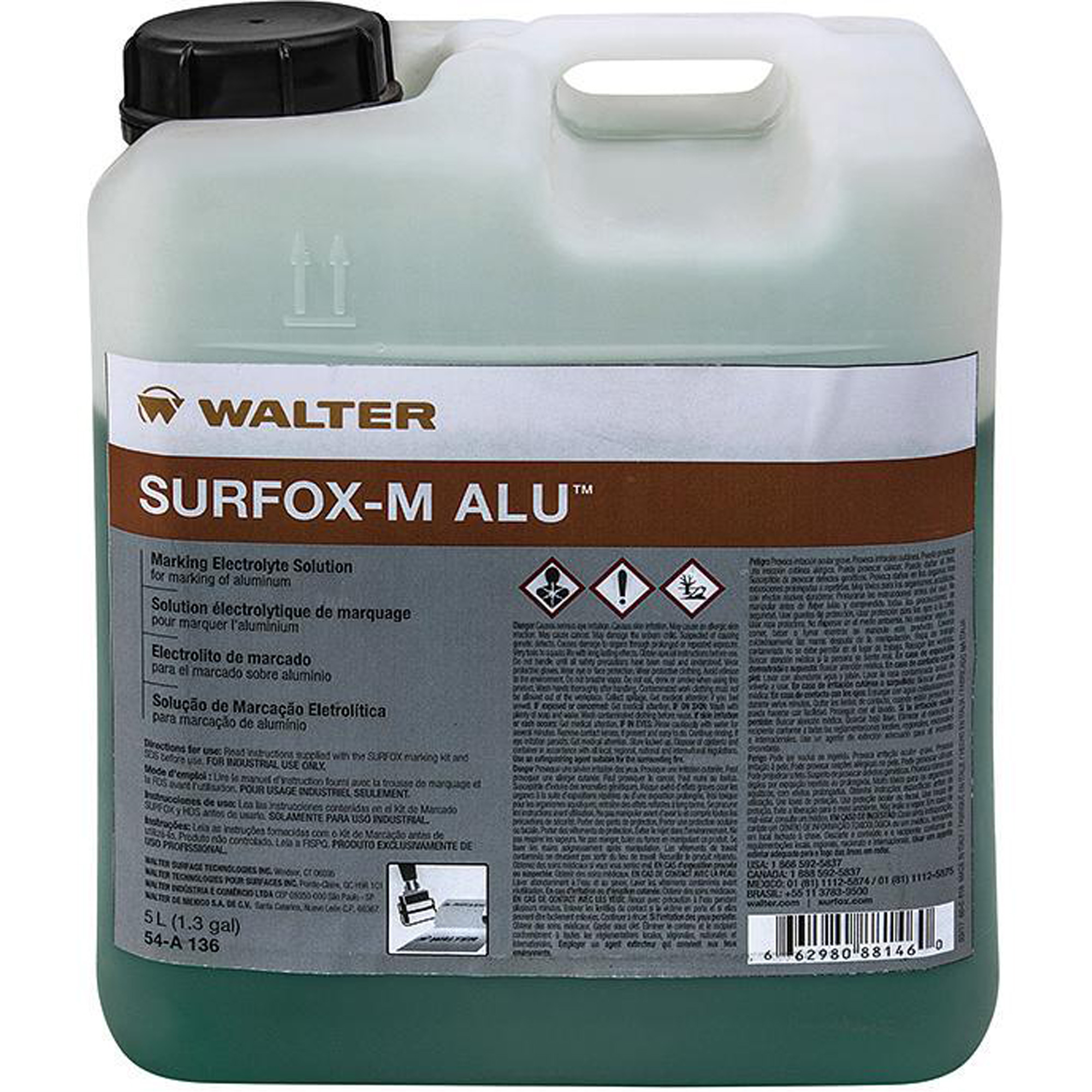 Solution électrolytique de marquage sur l'aluminium Surfox-MMC