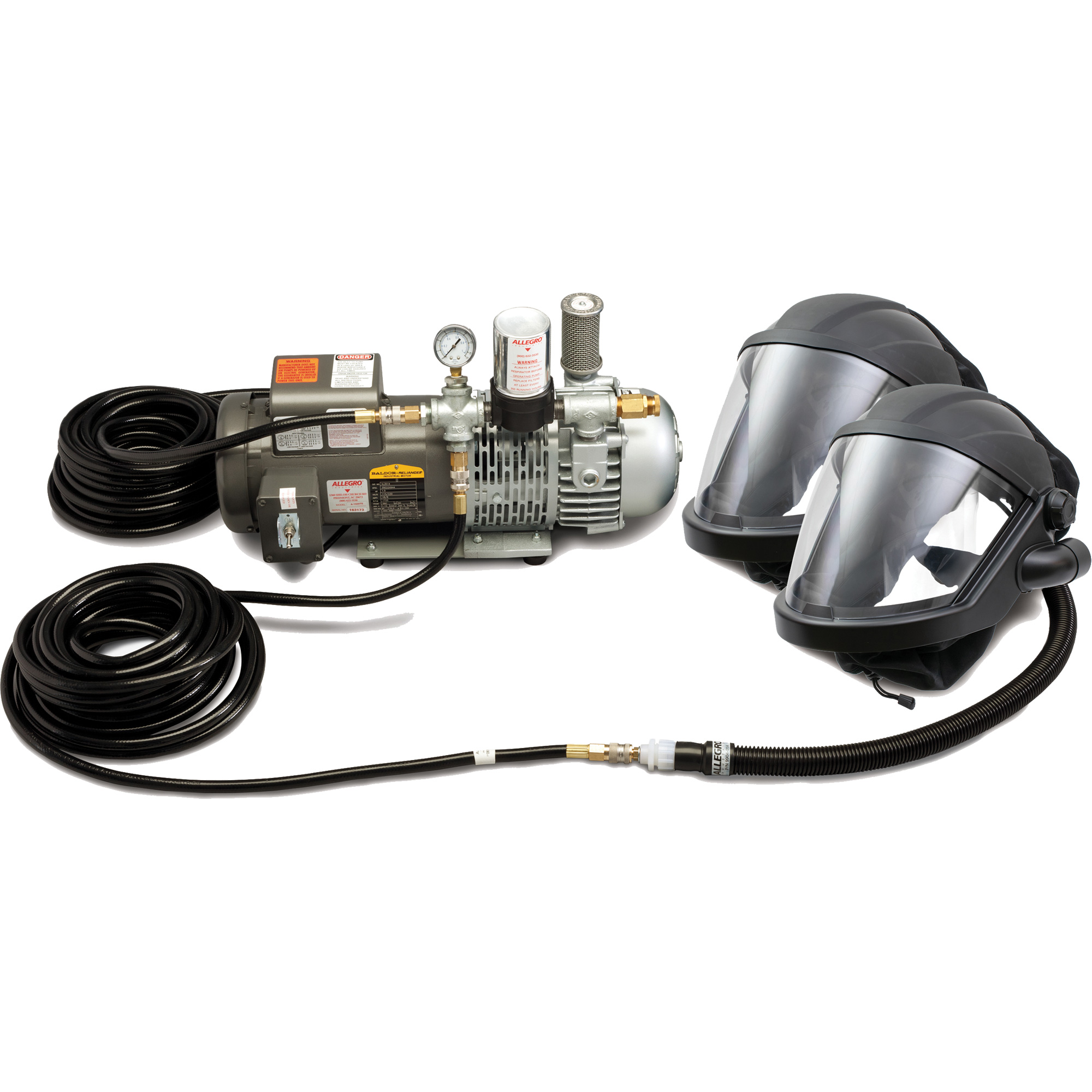Système de protection à alimentation en air MAXSHIELDMD pour 2 travailleur
